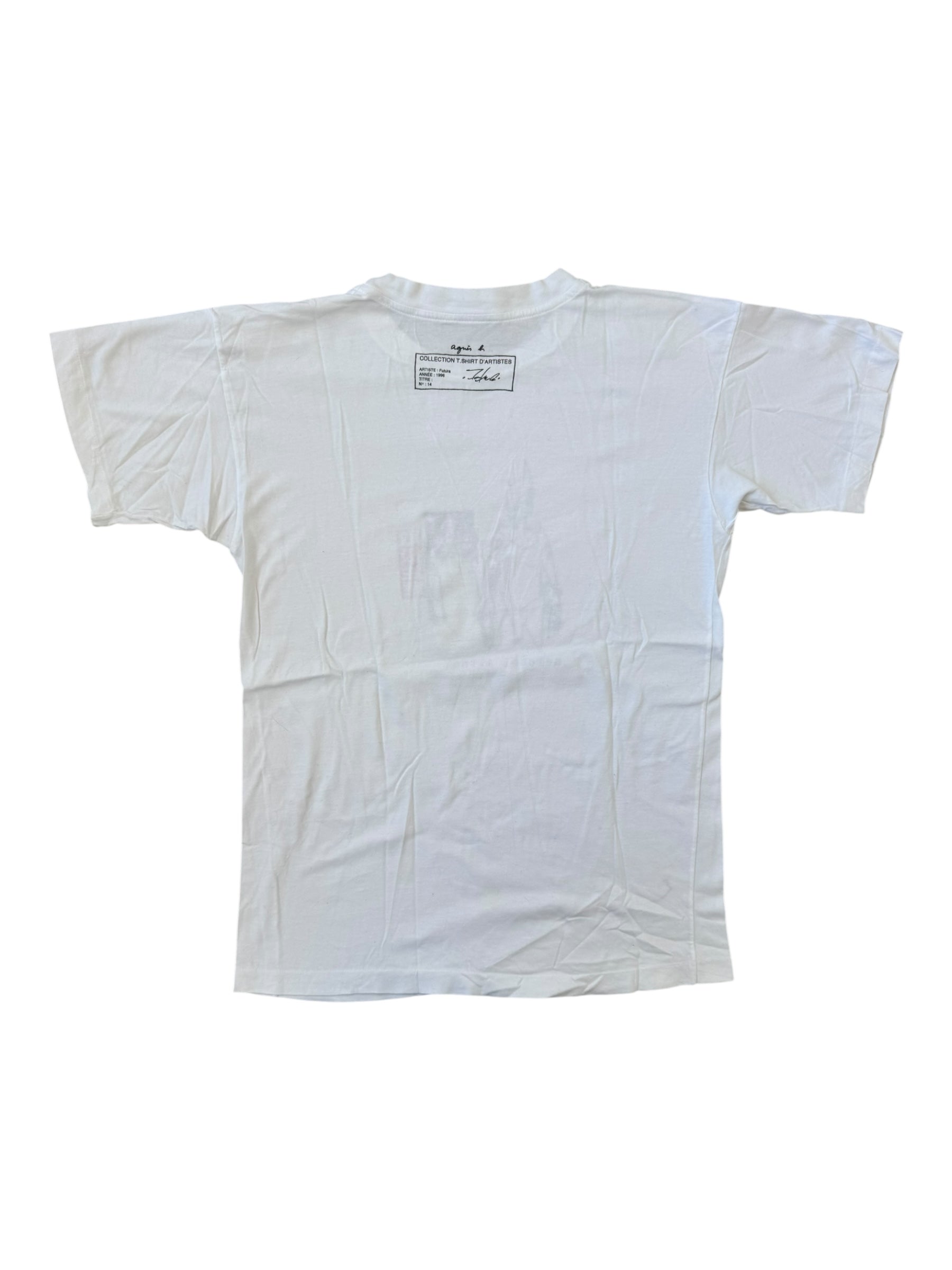 Futura 90s White Futura x Agnes B Pointman Size Large