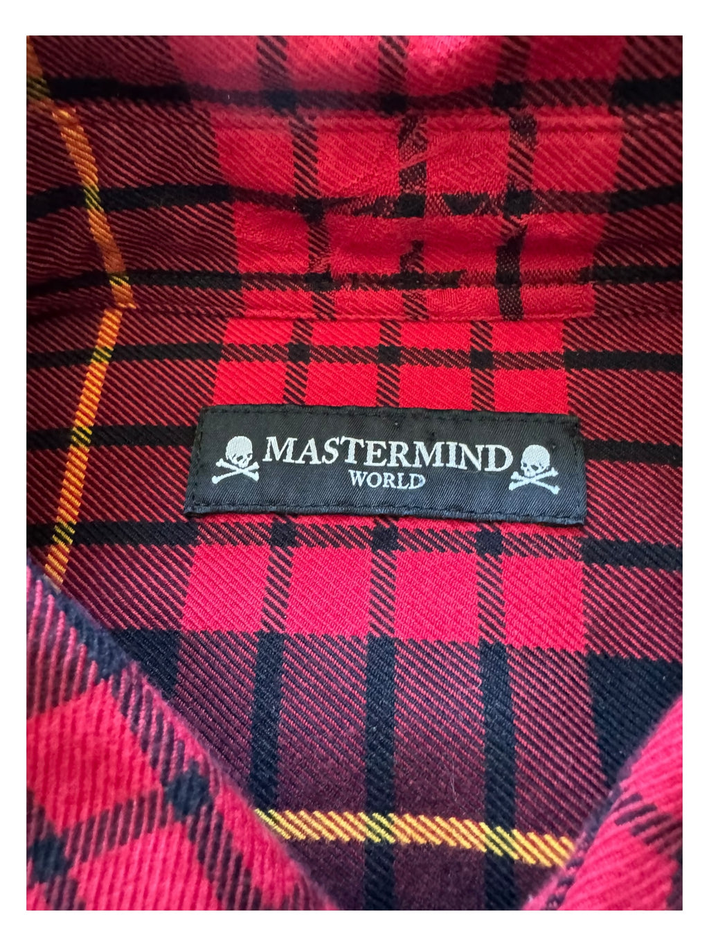 Mastermind World Red Flannel Size XL