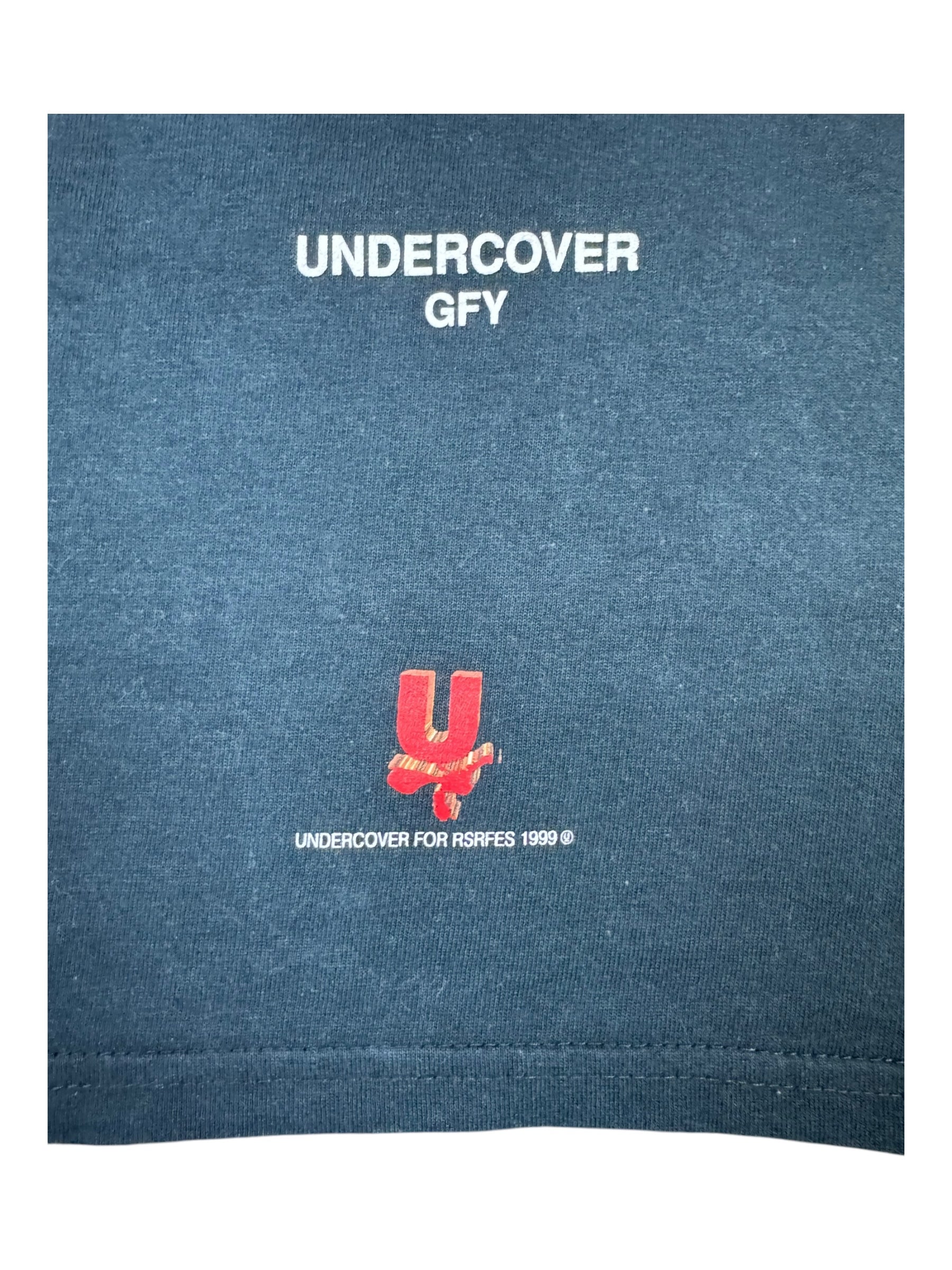 Undercover 90s RSRFES Festival Black T-Shirt Size Small