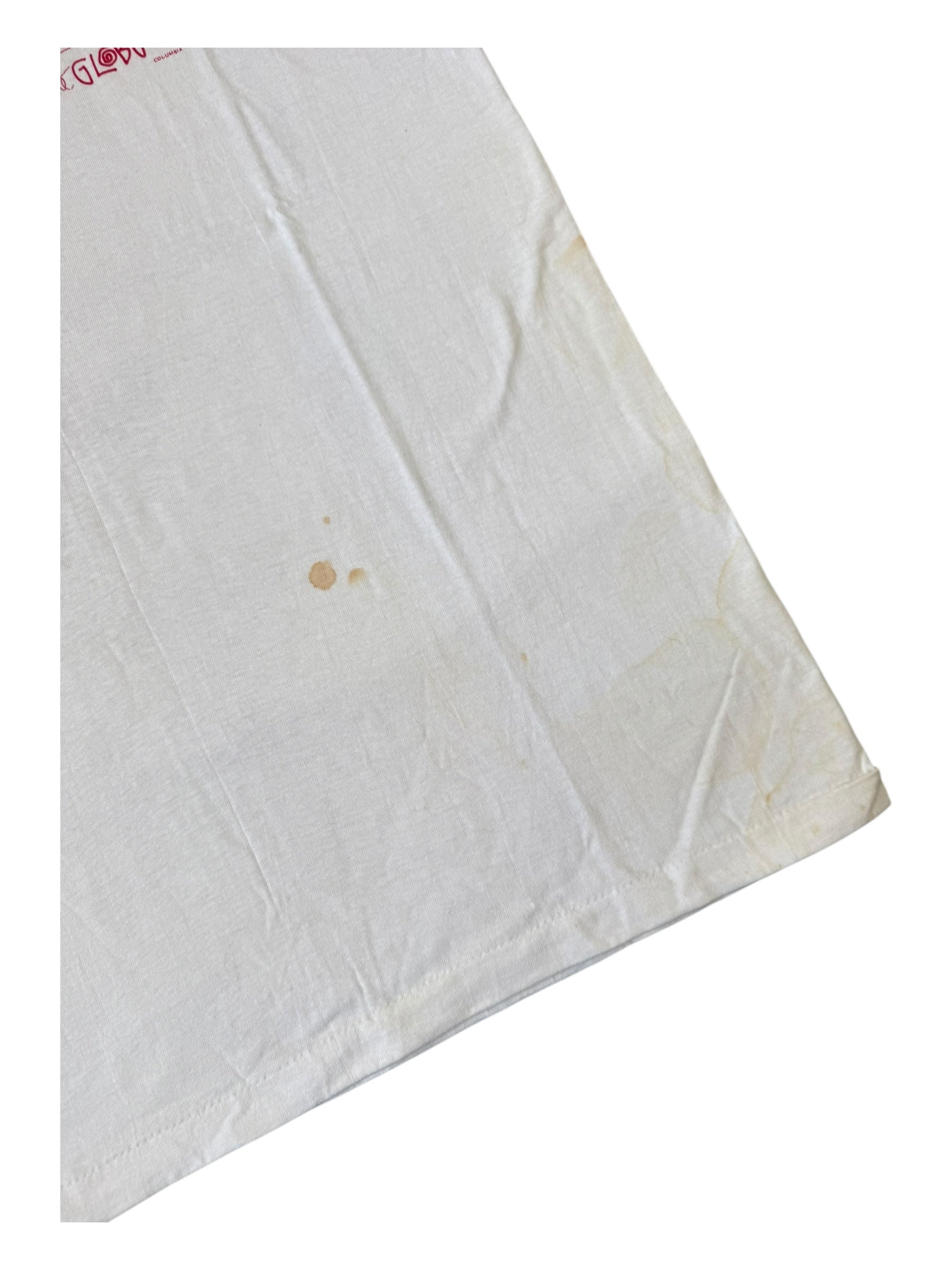 Big Audio Dynamite 90s B.A.D. II The Globe White T-Shirt Size Large