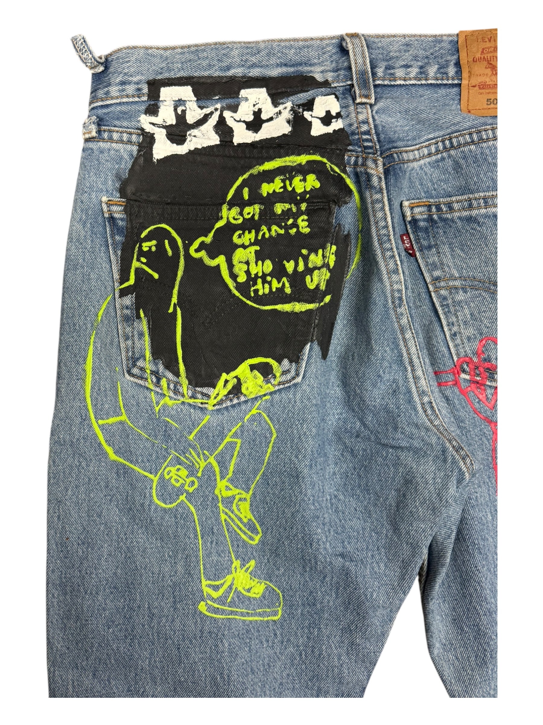 Levis x Mark Gonzalez Double Sided Artwork Prints Size 31 x 30