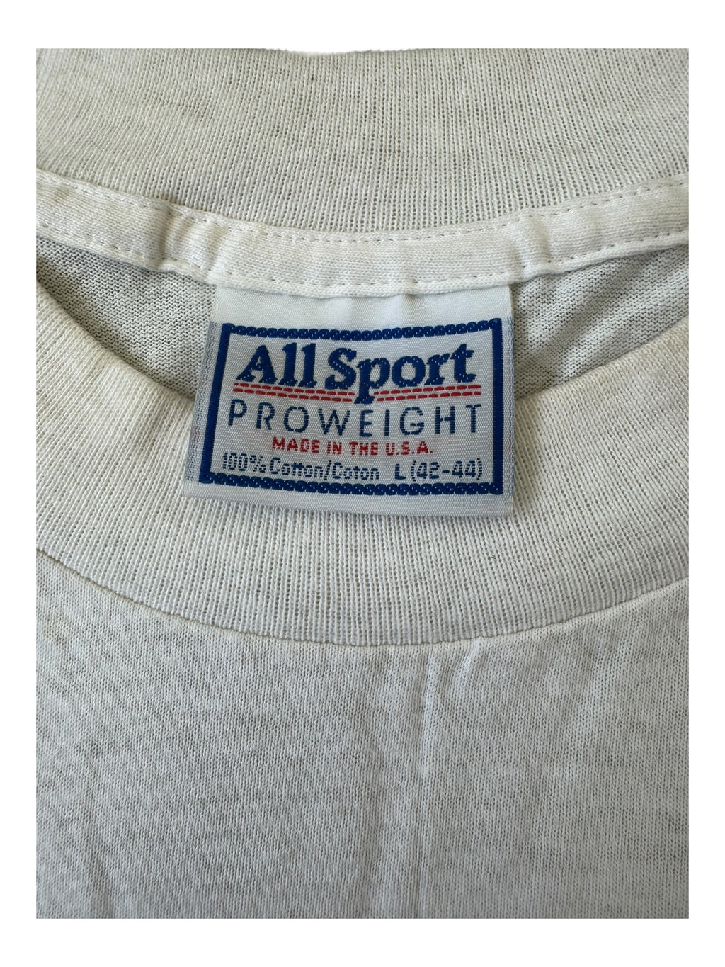 Big Audio Dynamite 90s B.A.D. II The Globe White T-Shirt Size Large