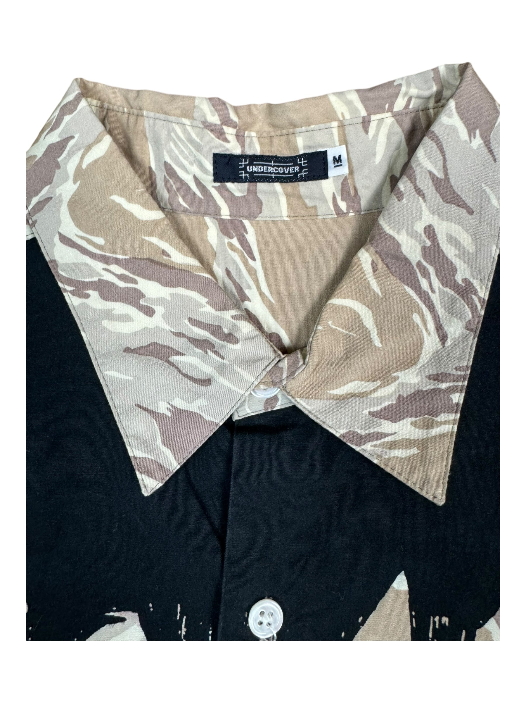 Futura 90s Camo Undercover Pointman Collage Button Up Size Medium