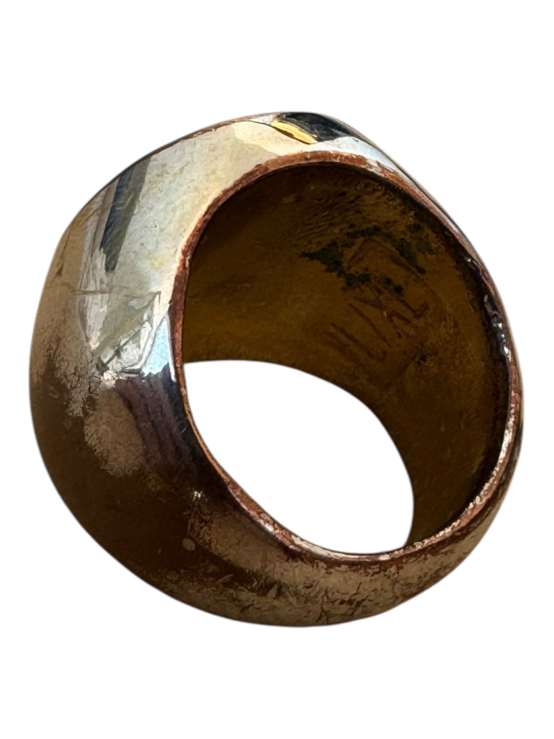 Stussy 90s SS Logo Silver Ring w/ Dust Bag Size L/XL