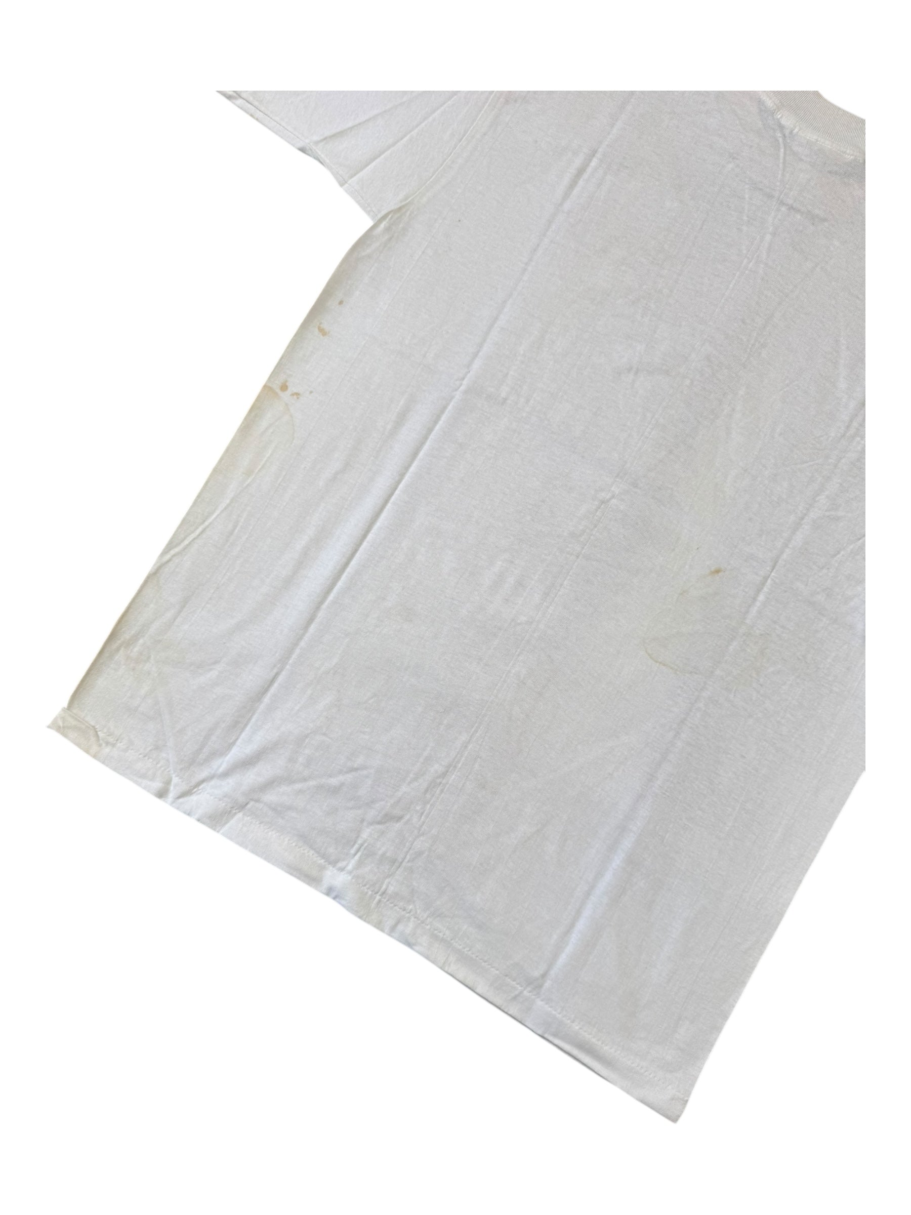 Big Audio Dynamite 90s B.A.D. II The Globe White T-Shirt Size Large