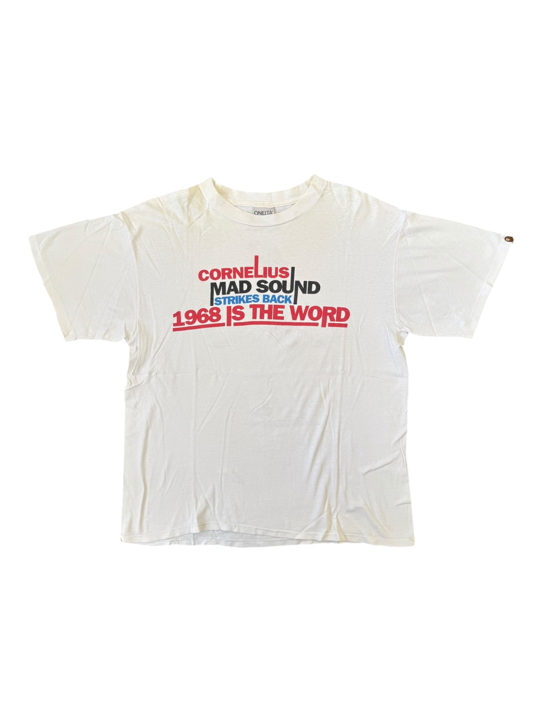 Bape 90s Cornelius Mad Sound Strikes Back #2 Oneita Size Large