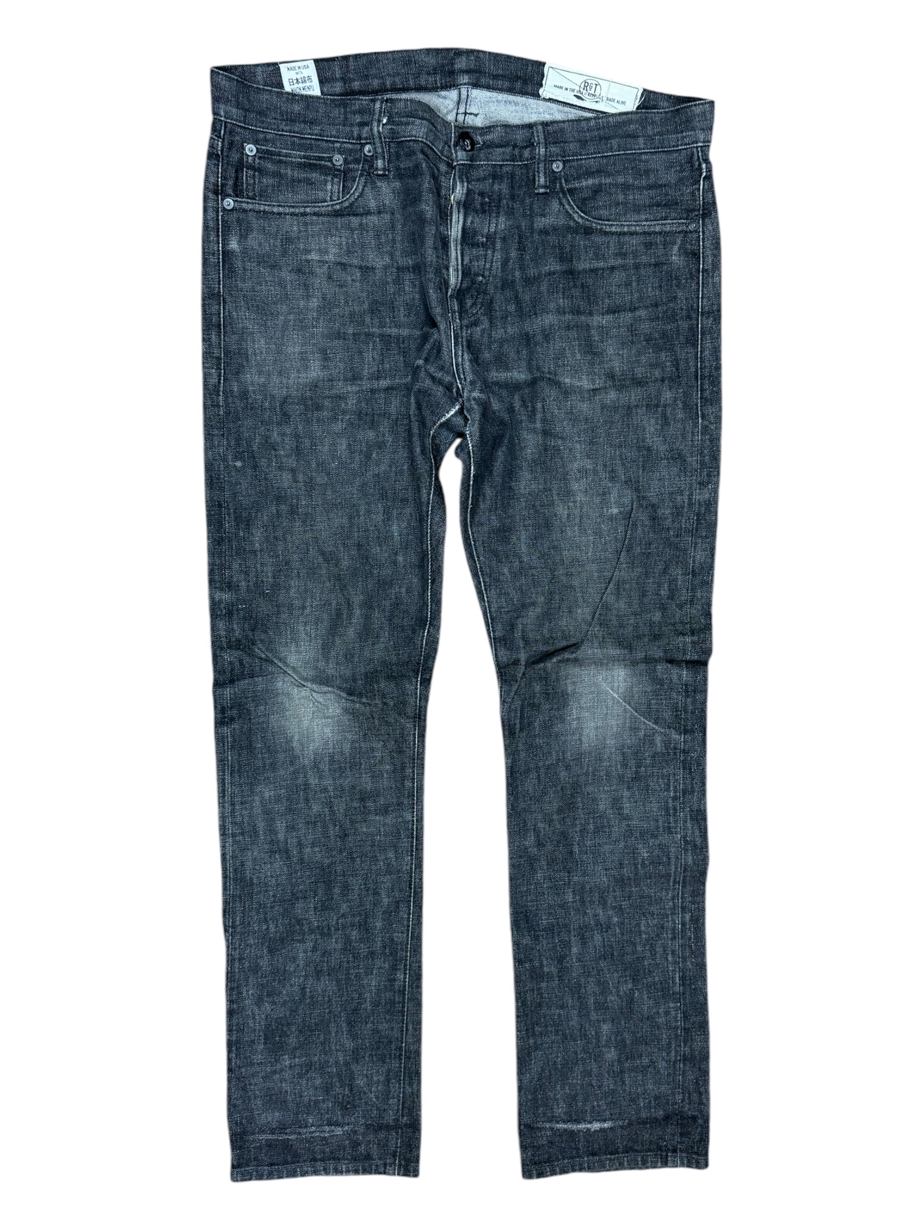 Rogue Territory RGT Black Selvedge Denim Jeans Size 33 Nihon Menpu Made in USA