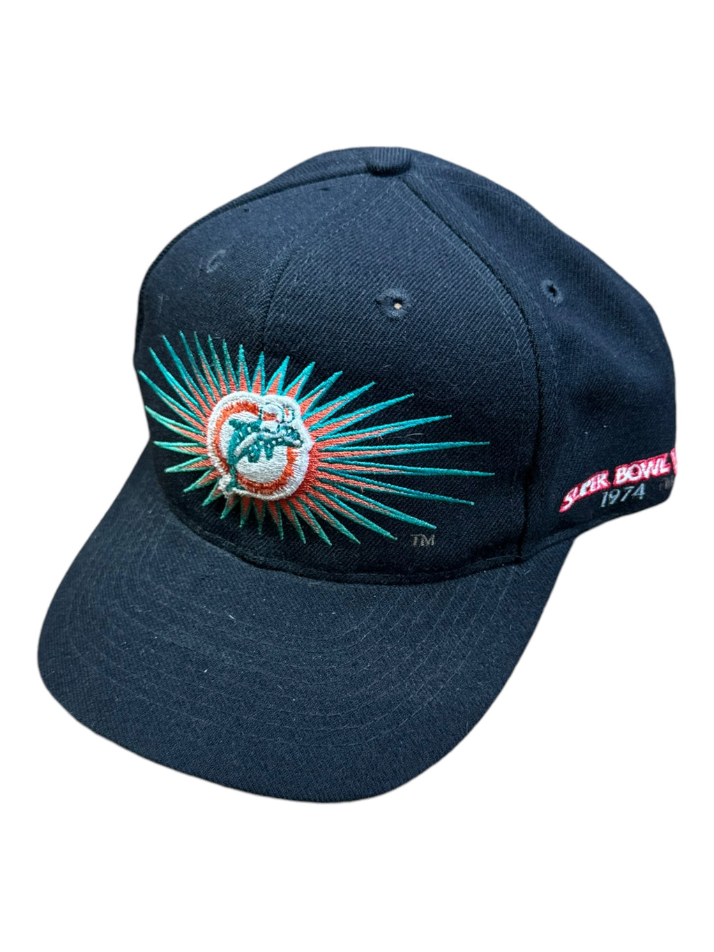 Miami Dolphins Strapback Back 2 Back Super Bowl Champs Cap 1973 1974 NFL
