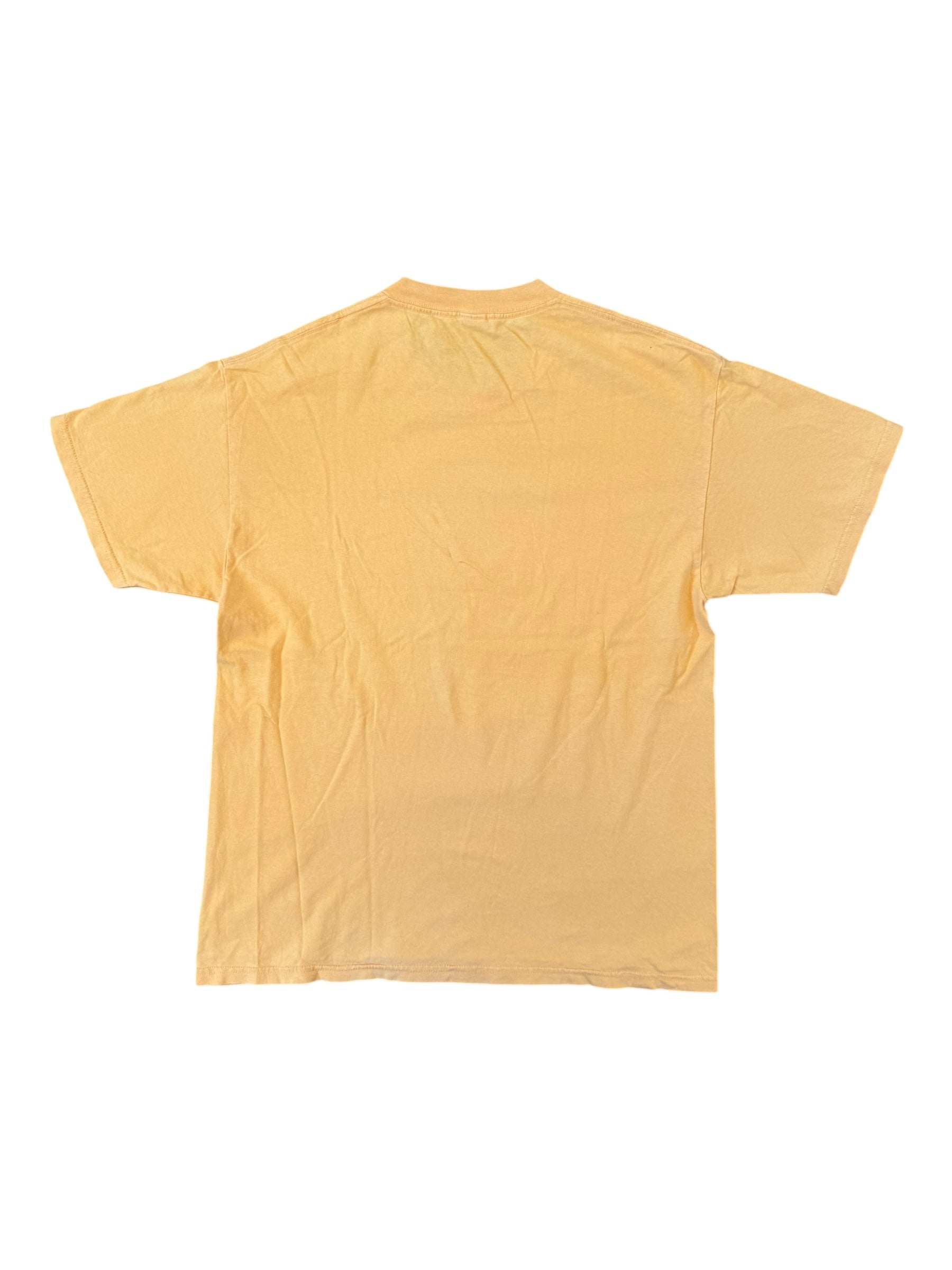 Burton Snowboards 90s Yellow Mountains Logo Size Large