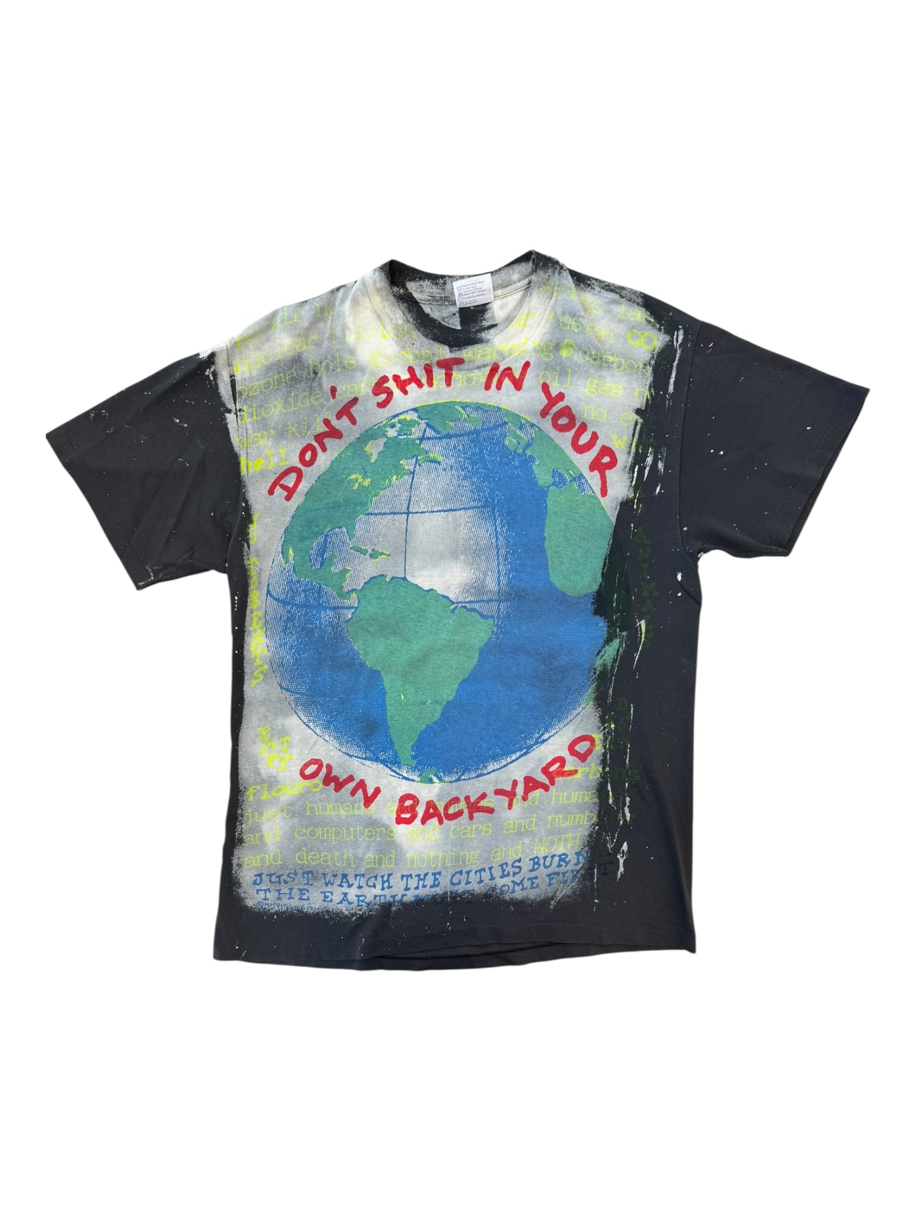 Mosquitohead 1990 Don't Shit In Your Own Backyard Size Large (Deadstock but Dry Rot)