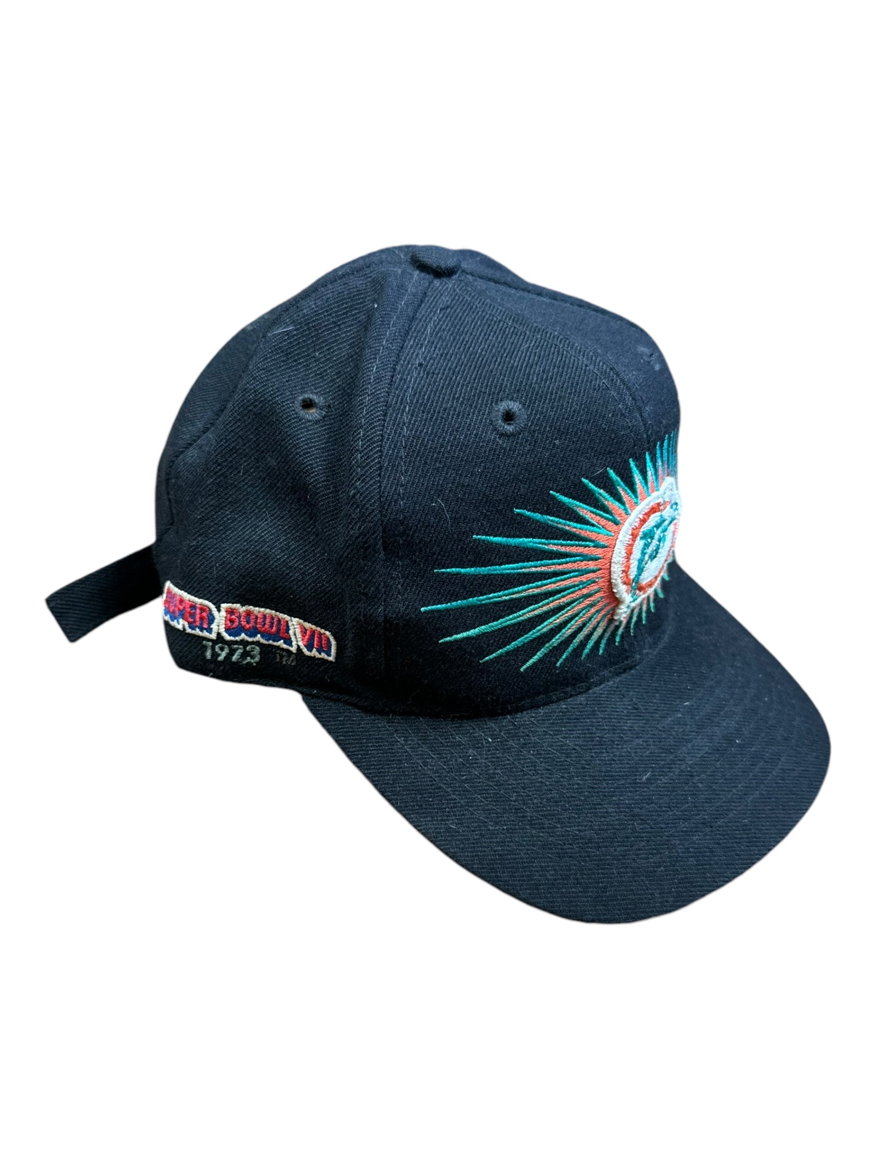 Miami Dolphins Strapback Back 2 Back Super Bowl Champs Cap 1973 1974 NFL