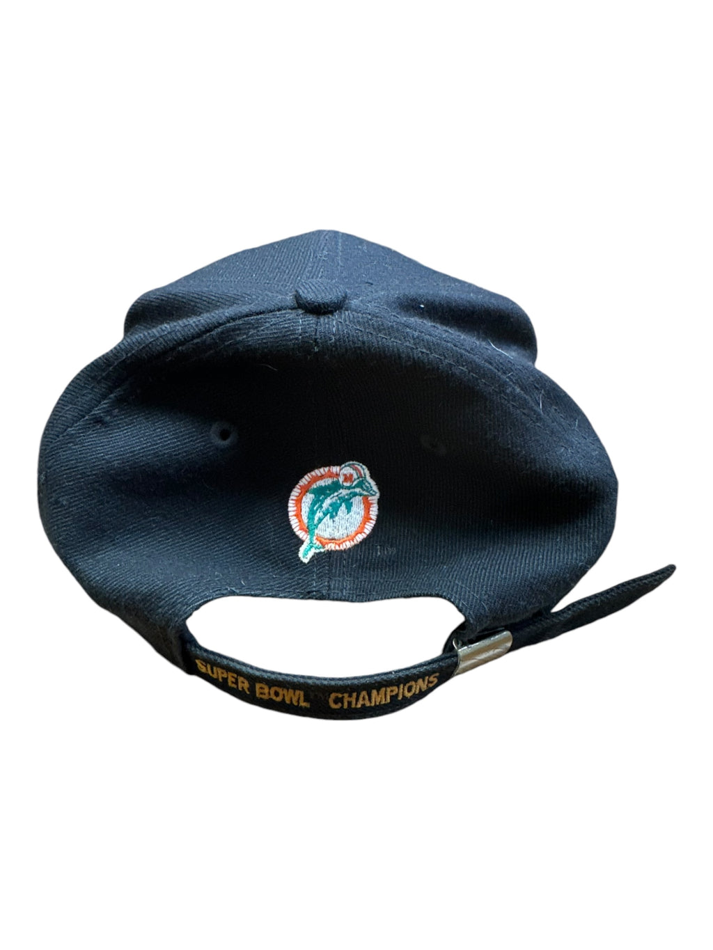Miami Dolphins Strapback Back 2 Back Super Bowl Champs Cap 1973 1974 NFL