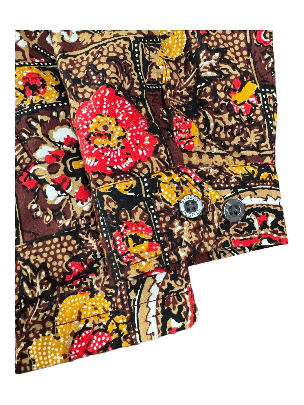 Stussy 00s Paisley Zip Up Jacket Size Small