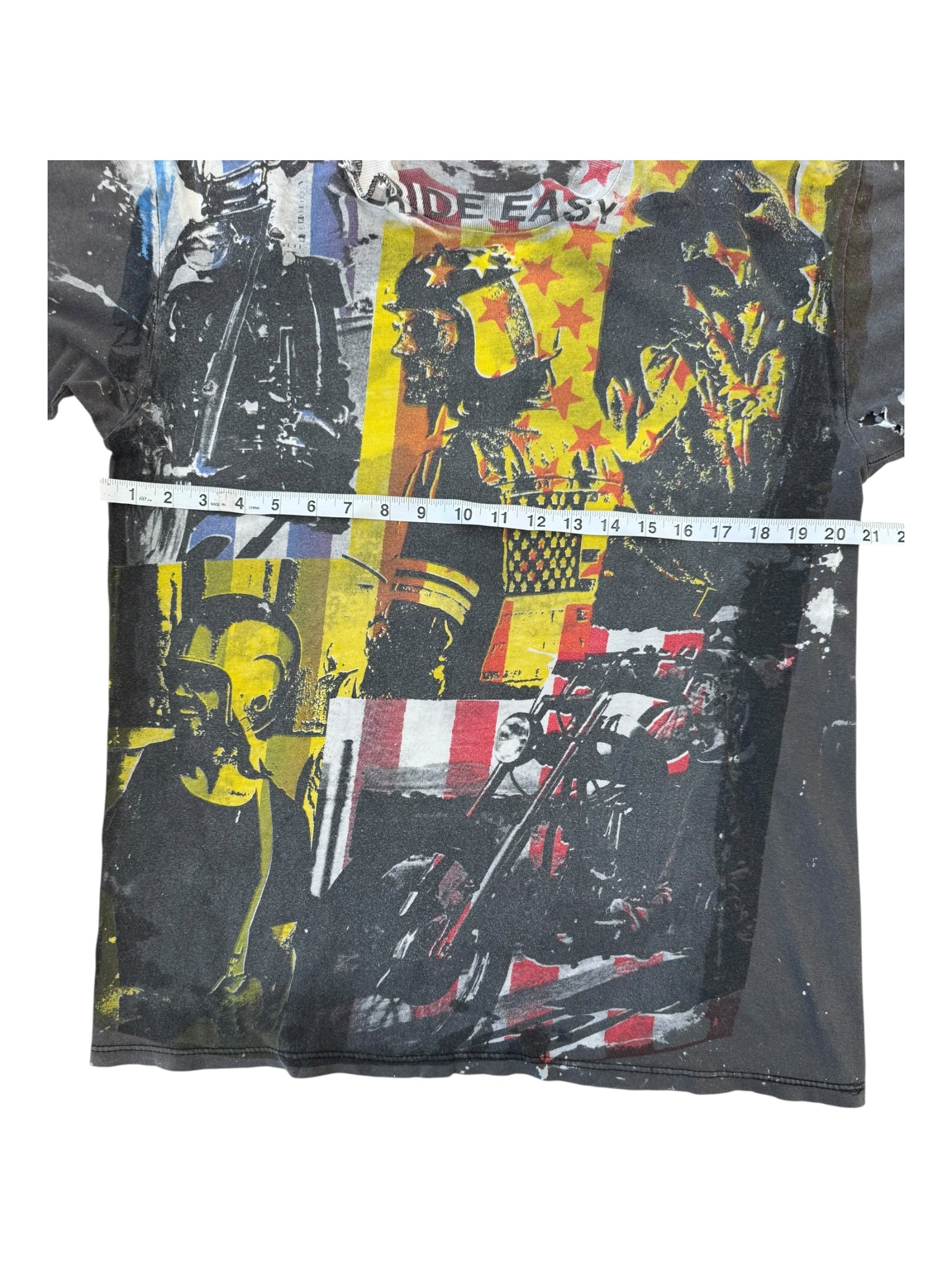 Mosquitohead 1980s Easy Rider Vintage AOP Tee Shirt