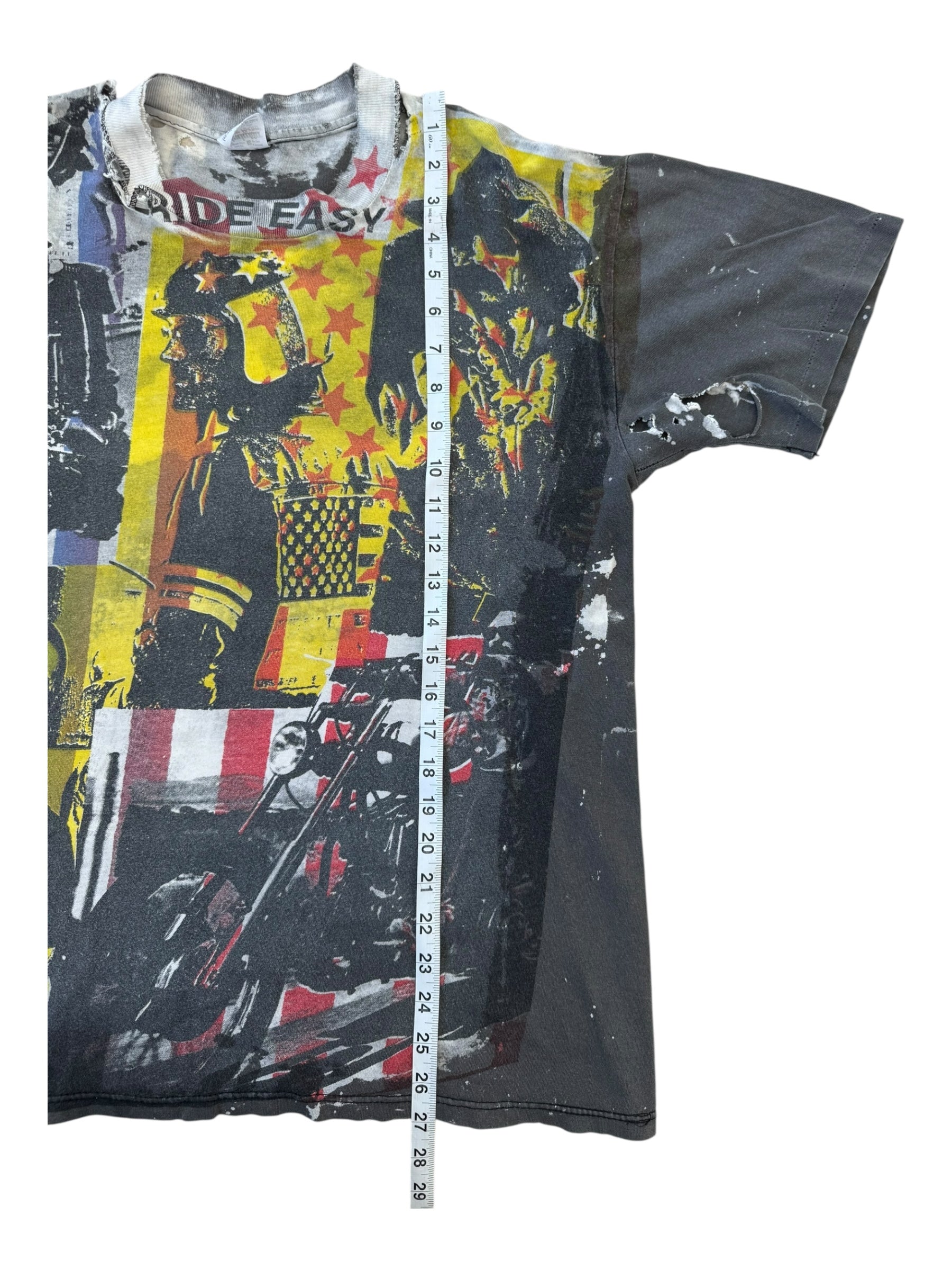 Mosquitohead 1980s Easy Rider Vintage AOP Tee Shirt