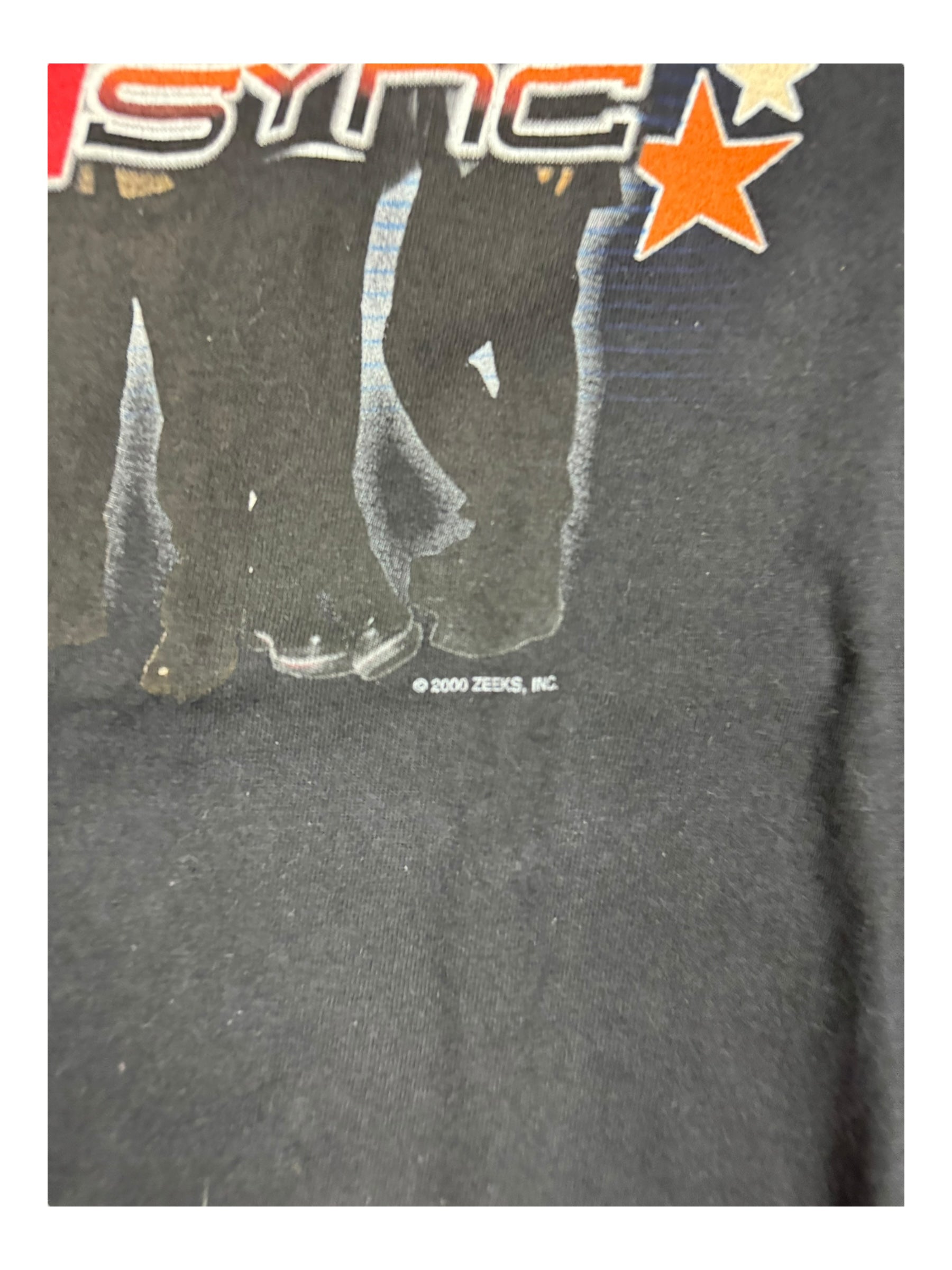 NSYNC Pop Odyssey Tour 2000 Winterland Size M Black