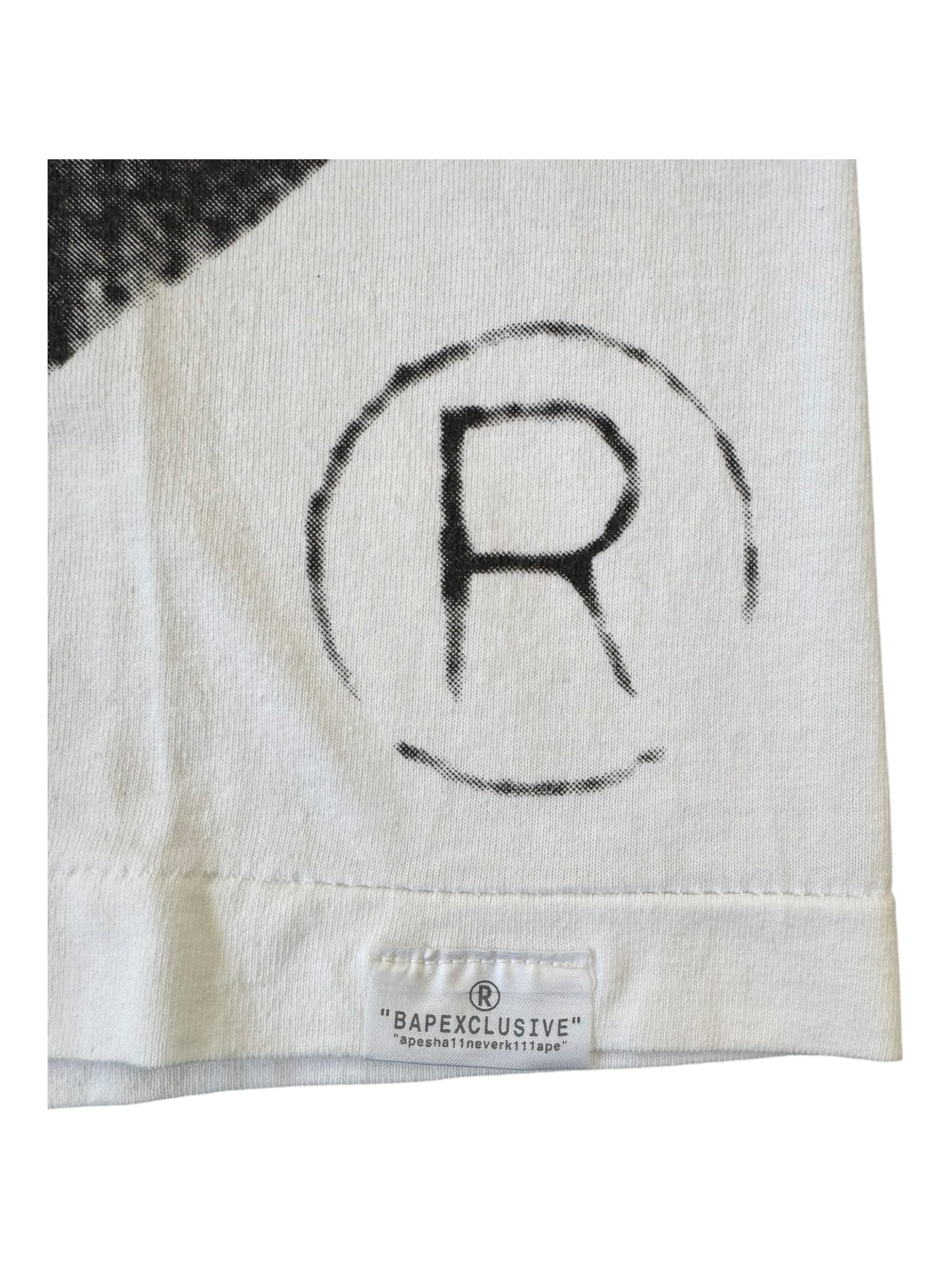 Bape 90s Bapexclusive #009 Nigo Hand Screened Size Medium