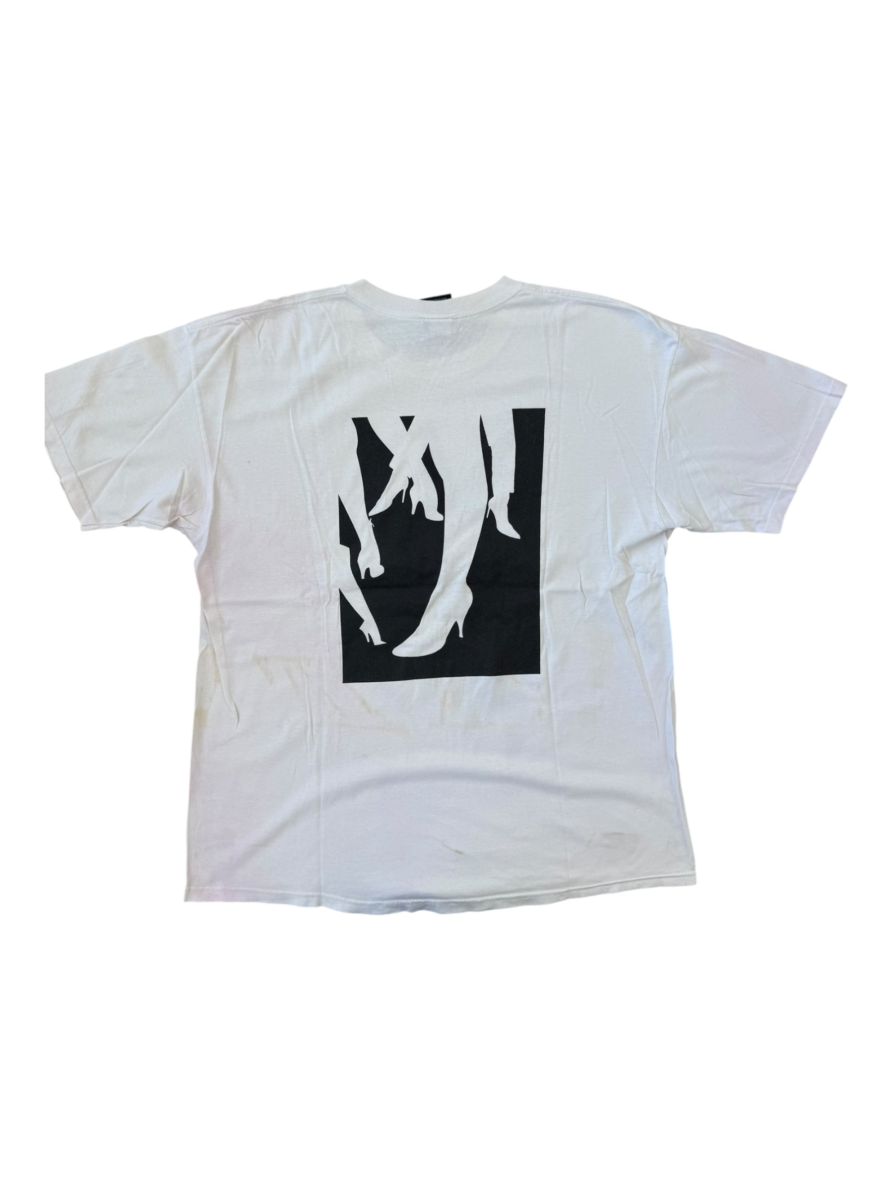 Futura 90s White Winky Loves Girls T-shirt Size XL