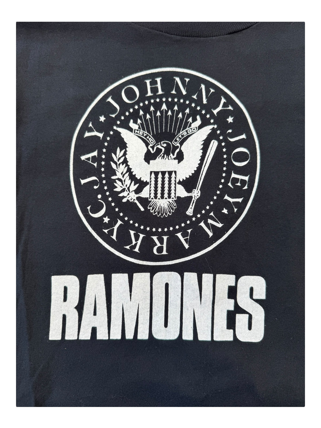 Ramones 90s Black Gabba Gabba Hey Size XL