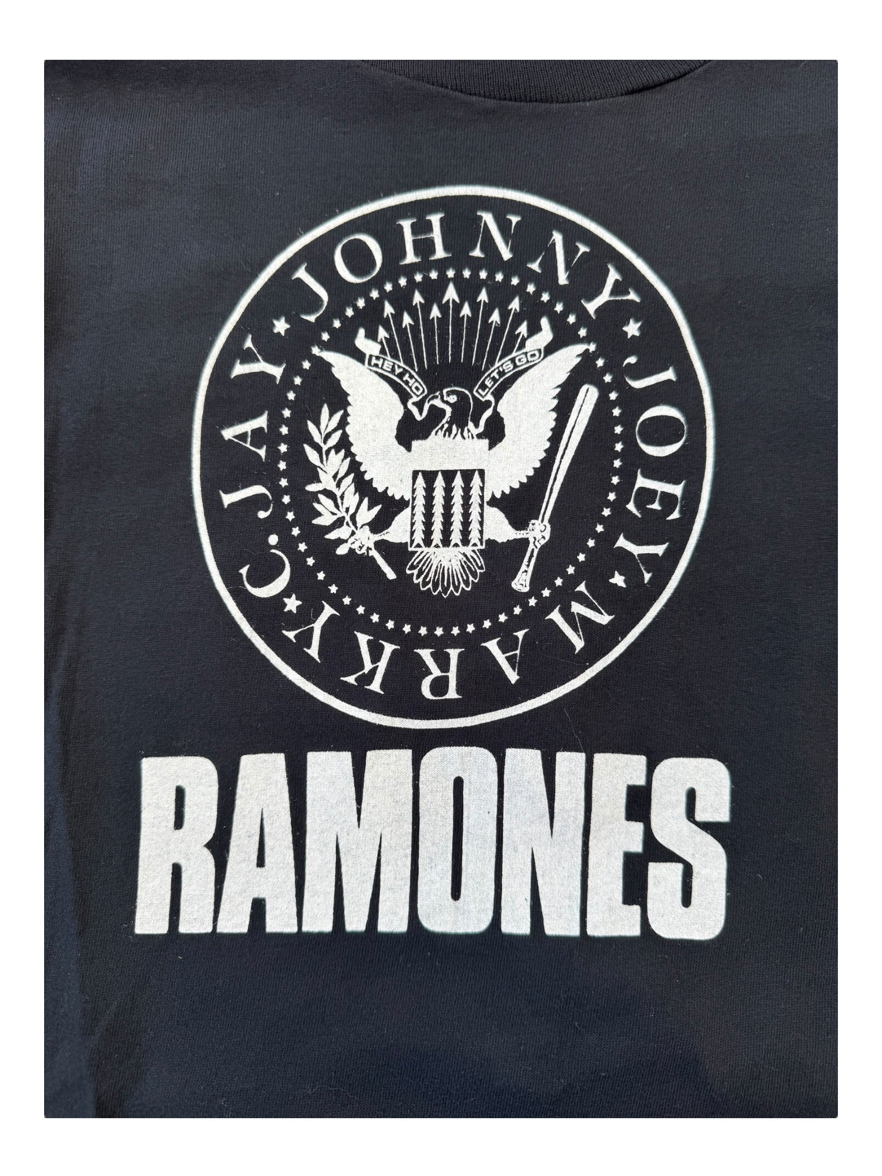 Ramones 90s Black Gabba Gabba Hey Size XL