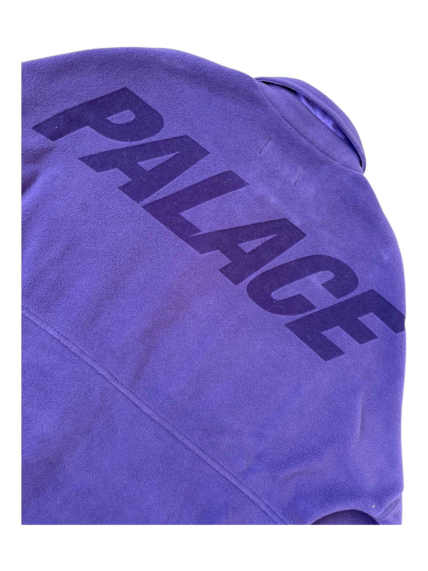 Palace Purple Polartec Lazer Shirt Fleece Button Up Size Small
