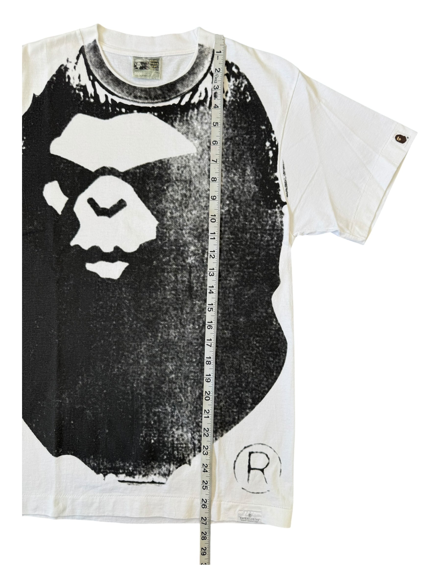 Bape 90s Bapexclusive #009 Nigo Hand Screened Size Medium