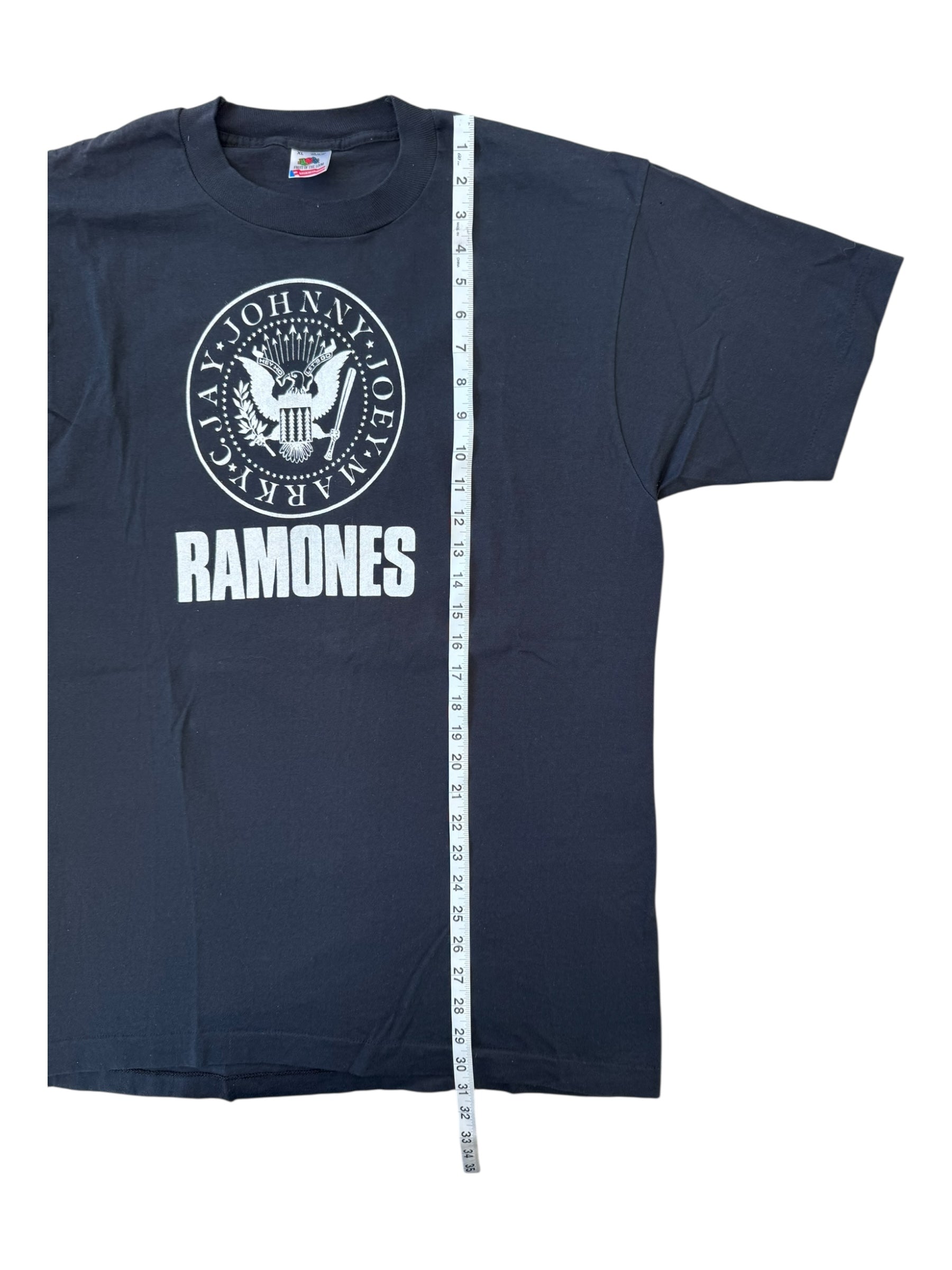 Ramones 90s Black Gabba Gabba Hey Size XL