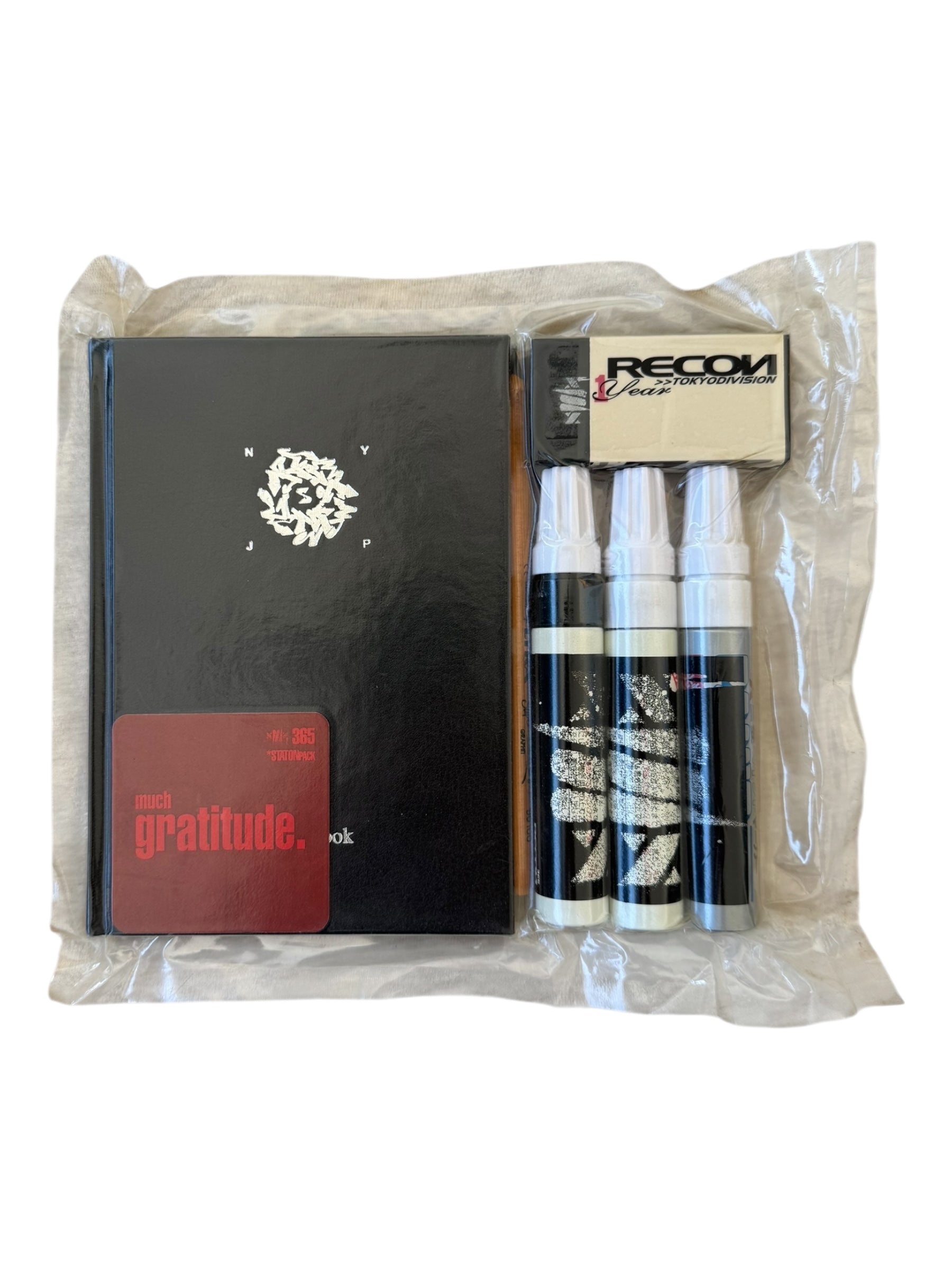 Futura 90s Recon Stash Markers & Train Notebook Pencil & Eraser Deadstock Packaging
