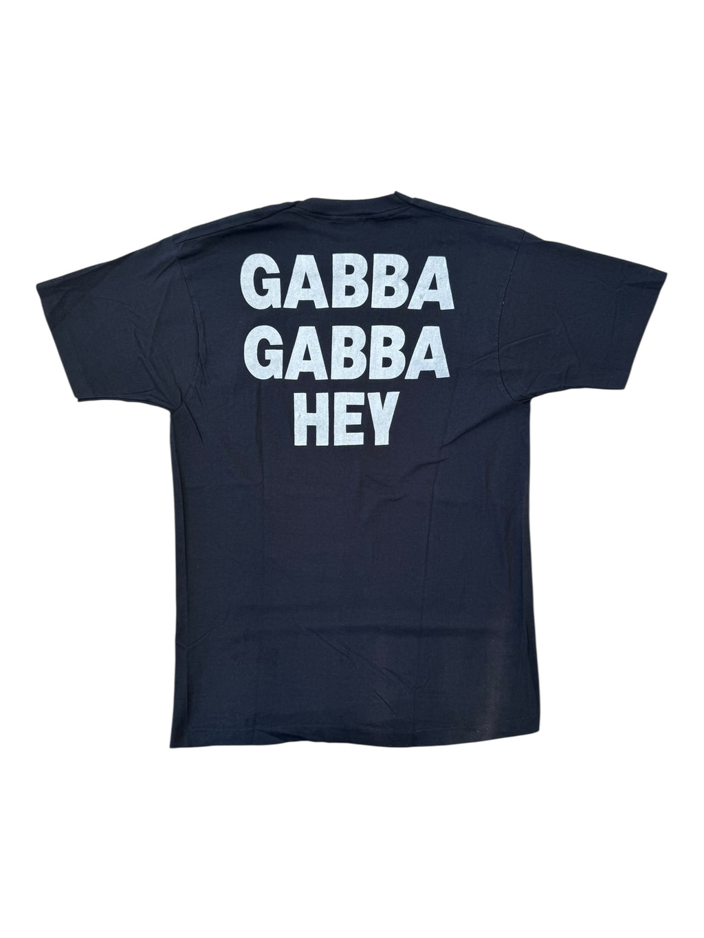 Ramones 90s Black Gabba Gabba Hey Size XL