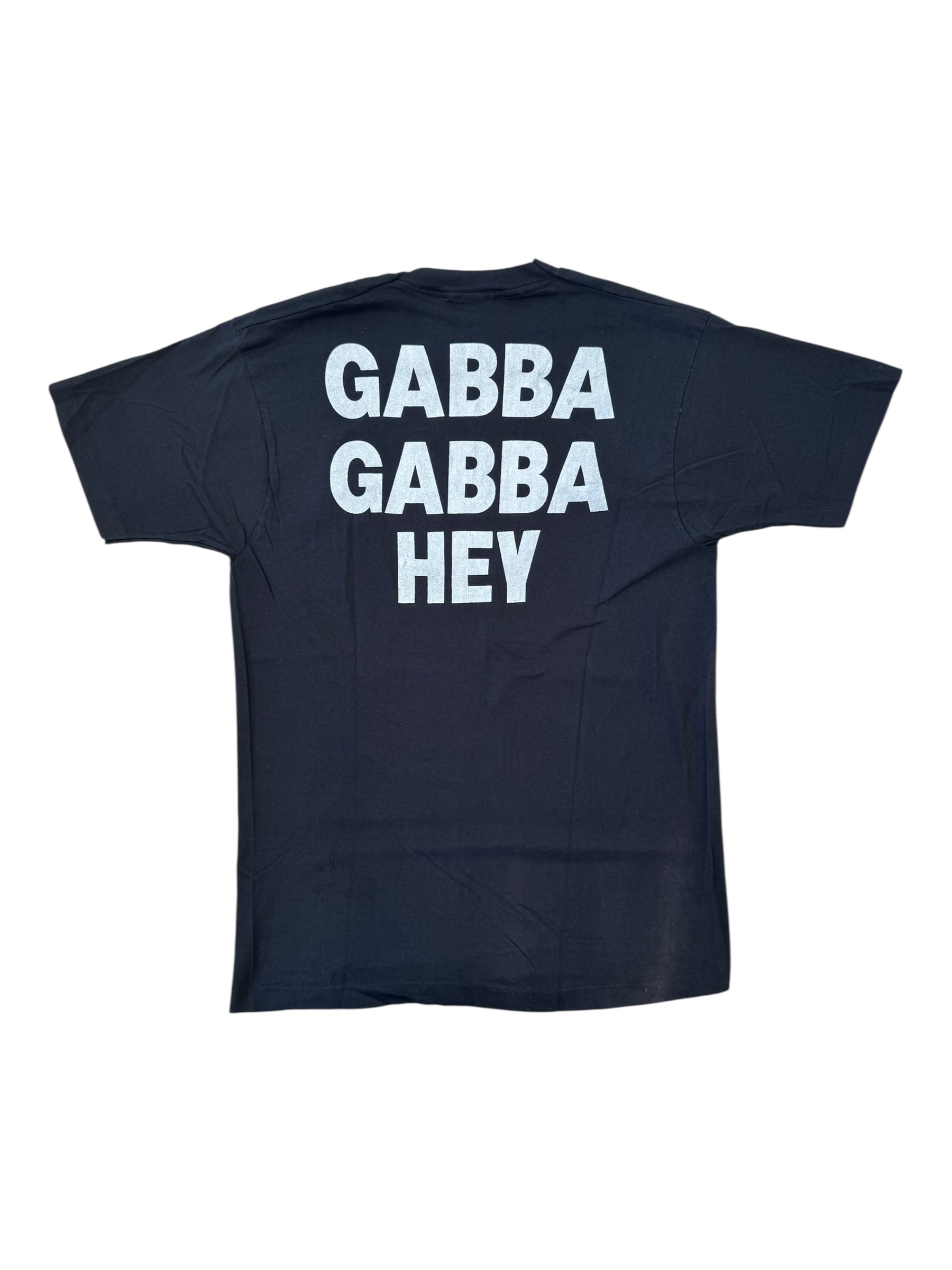 Ramones 90s Black Gabba Gabba Hey Size XL