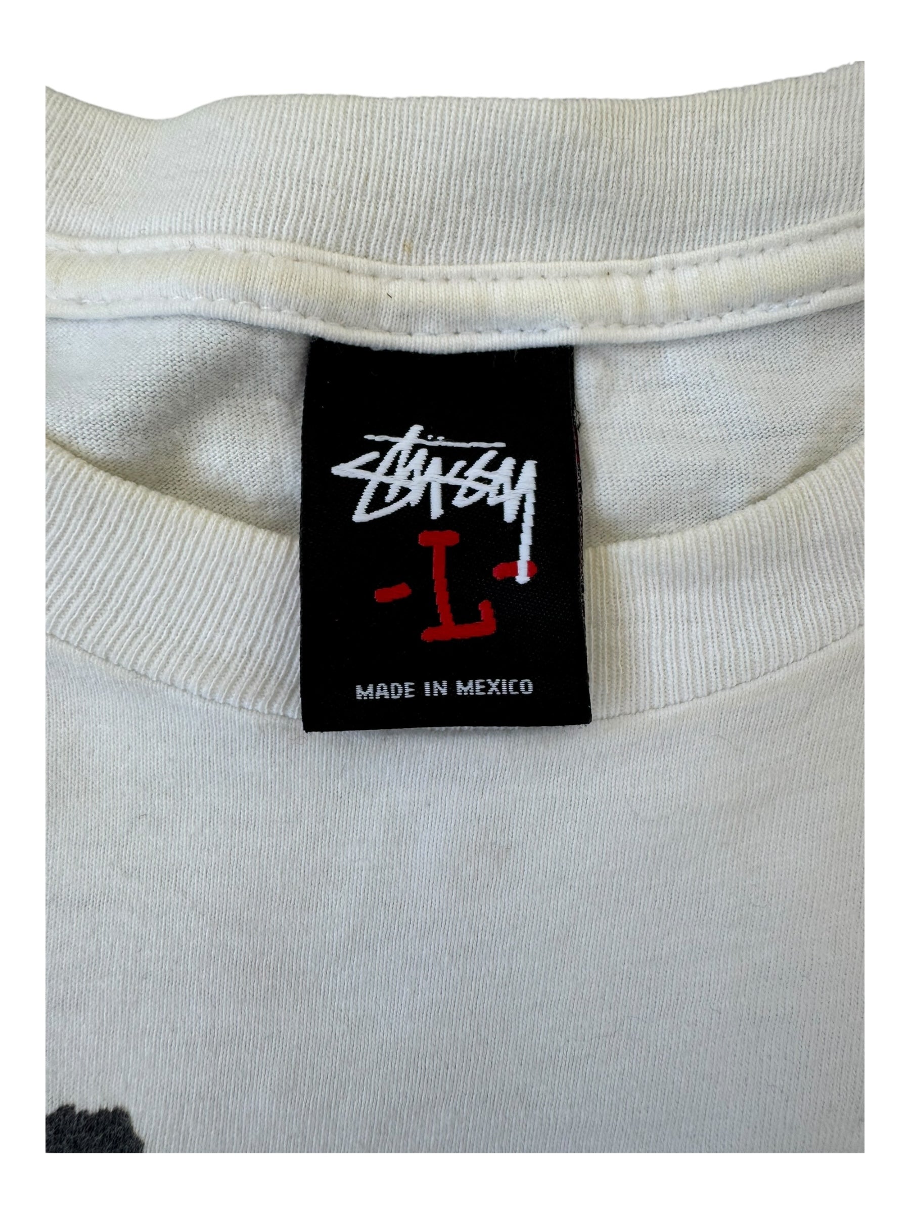 Stussy 2011 Japan Earthquake Relief White T-Shirt Size Large