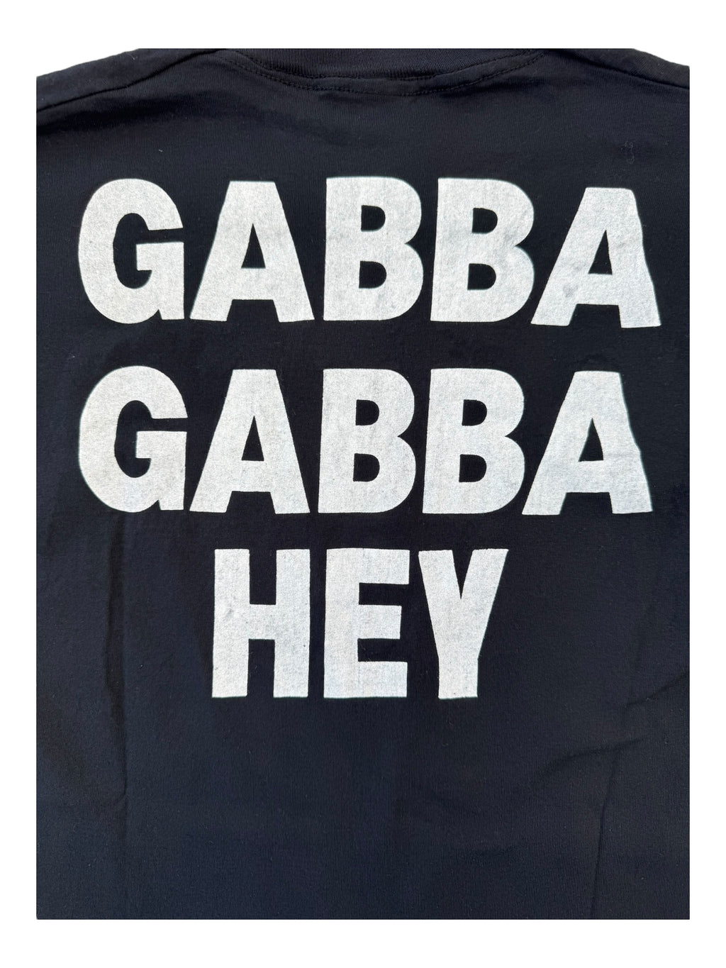 Ramones 90s Black Gabba Gabba Hey Size XL