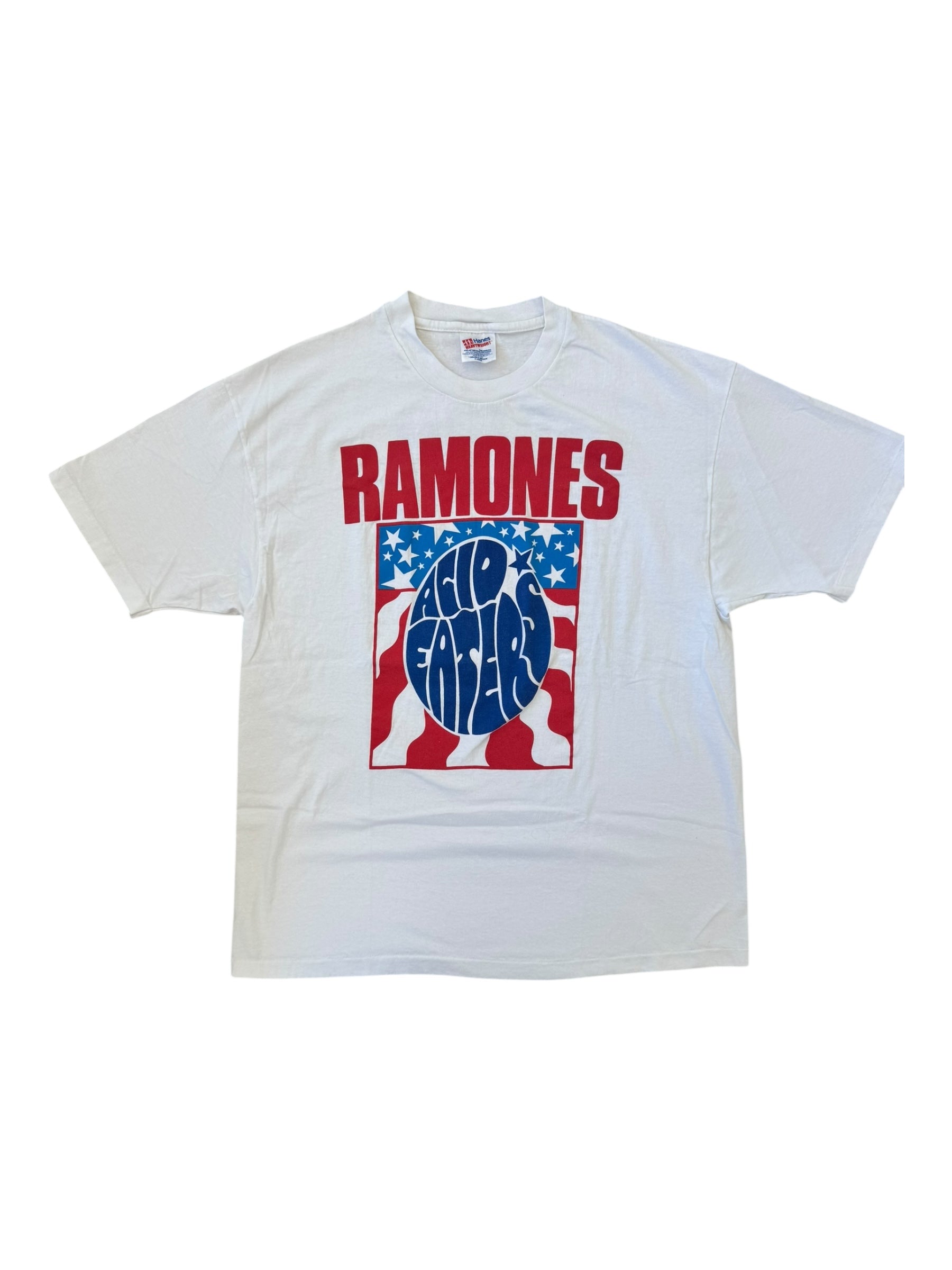 Ramones 90s White Acid Eaters Tour Size XL