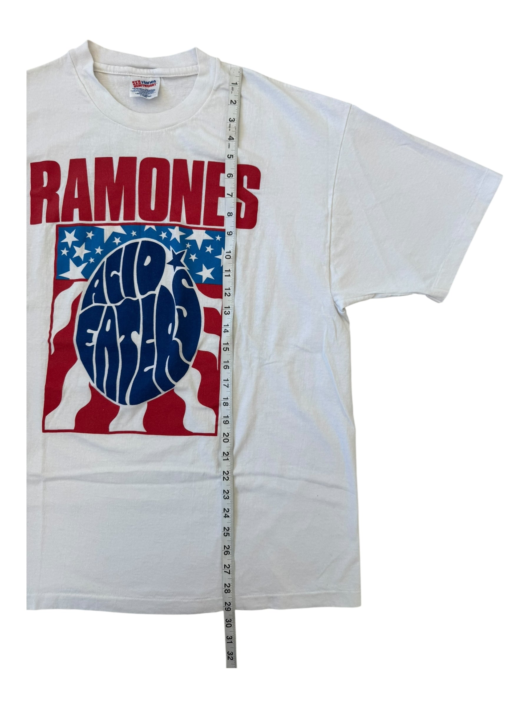 Ramones 90s White Acid Eaters Tour Size XL