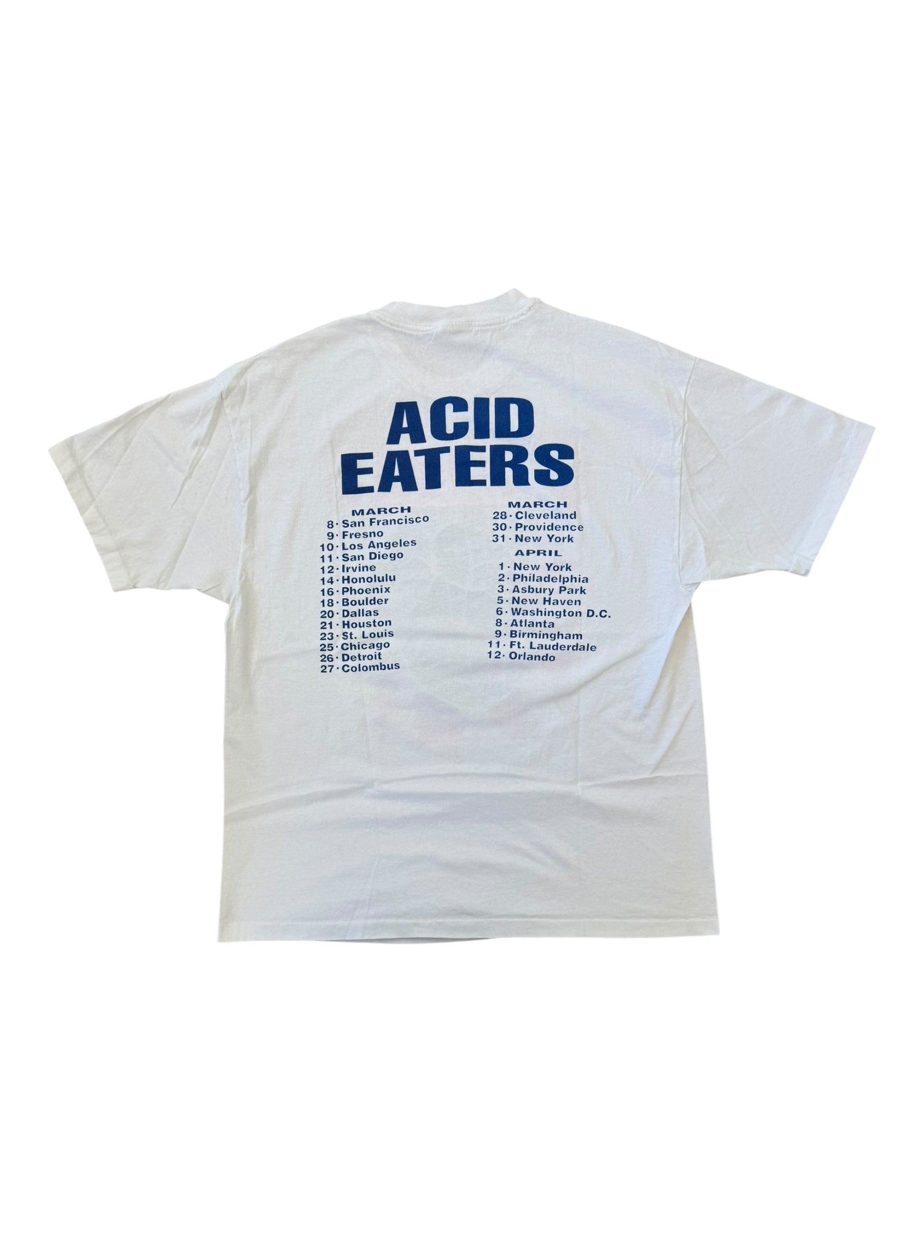 Ramones 90s White Acid Eaters Tour Size XL