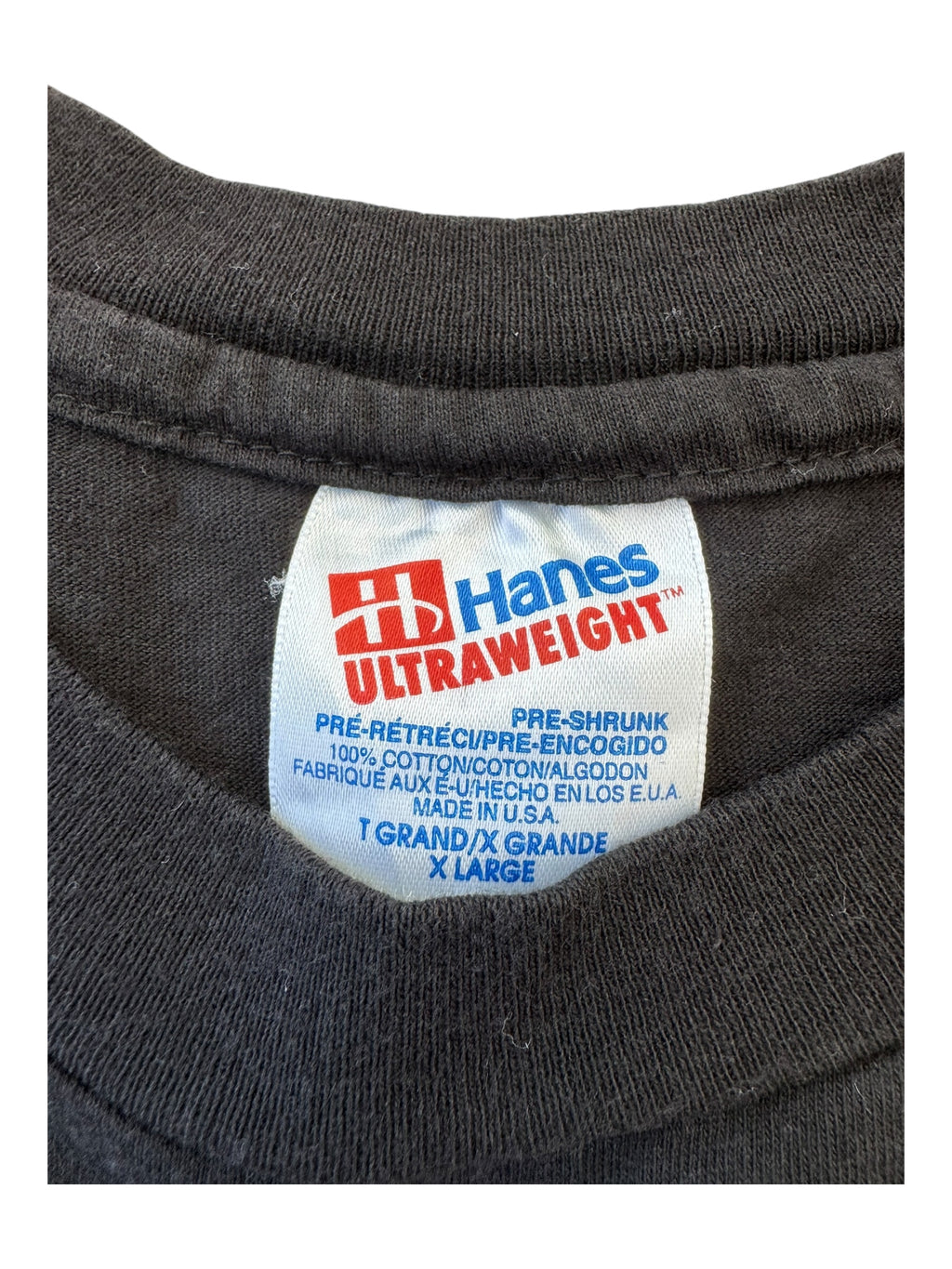 Ramones 90s Black Red Mondo Bizarro Tour Size XL