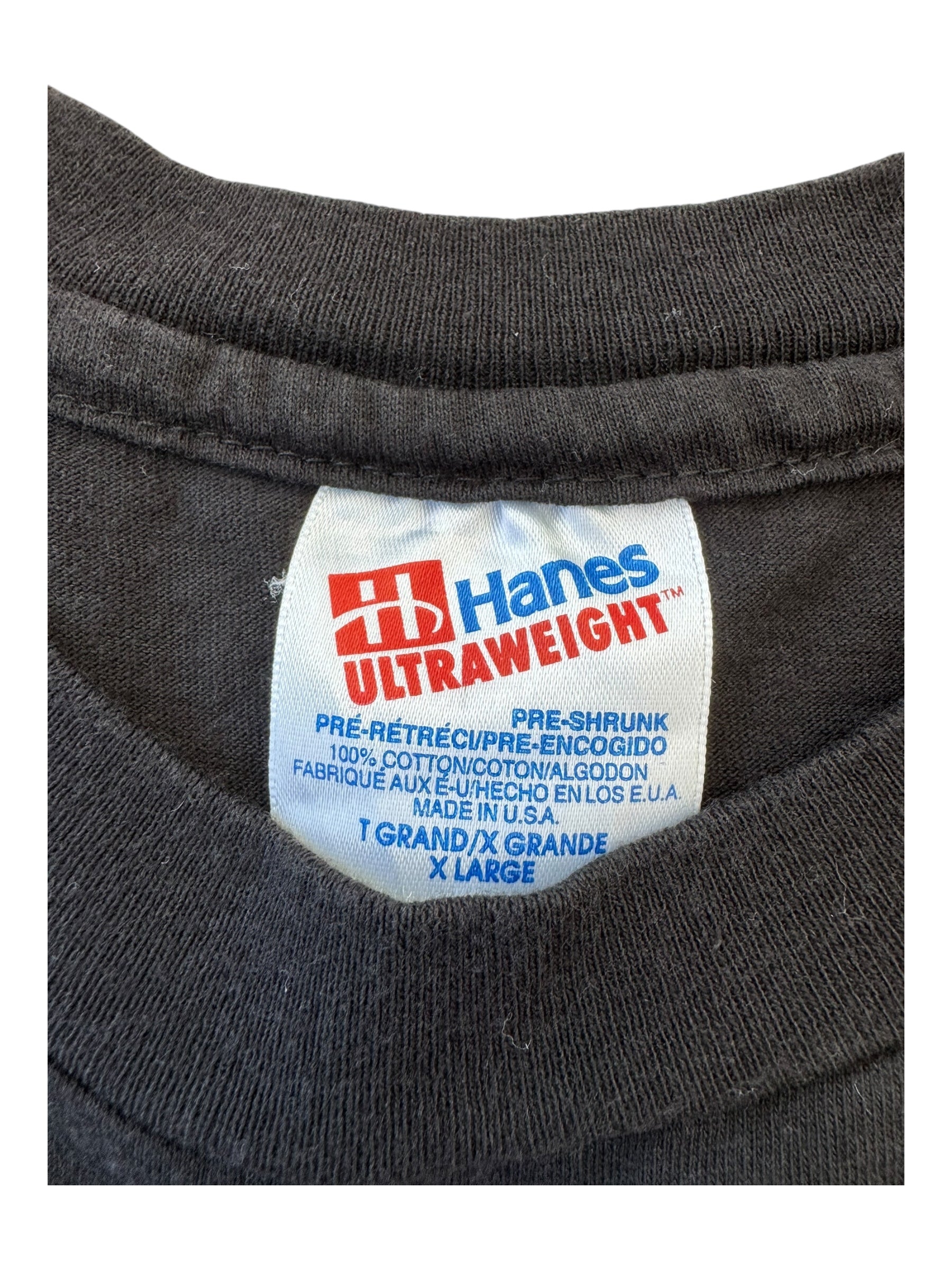 Ramones 90s Black Red Mondo Bizarro Tour Size XL