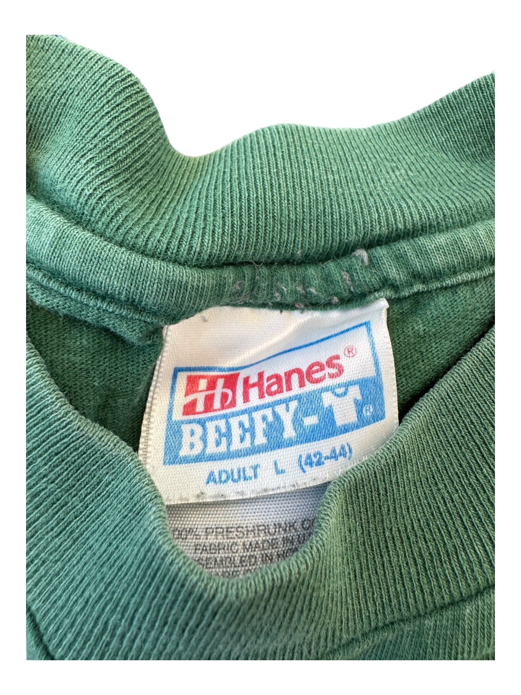 Toy Machine 90s Green Puke Man Hanes Beefy Size Large