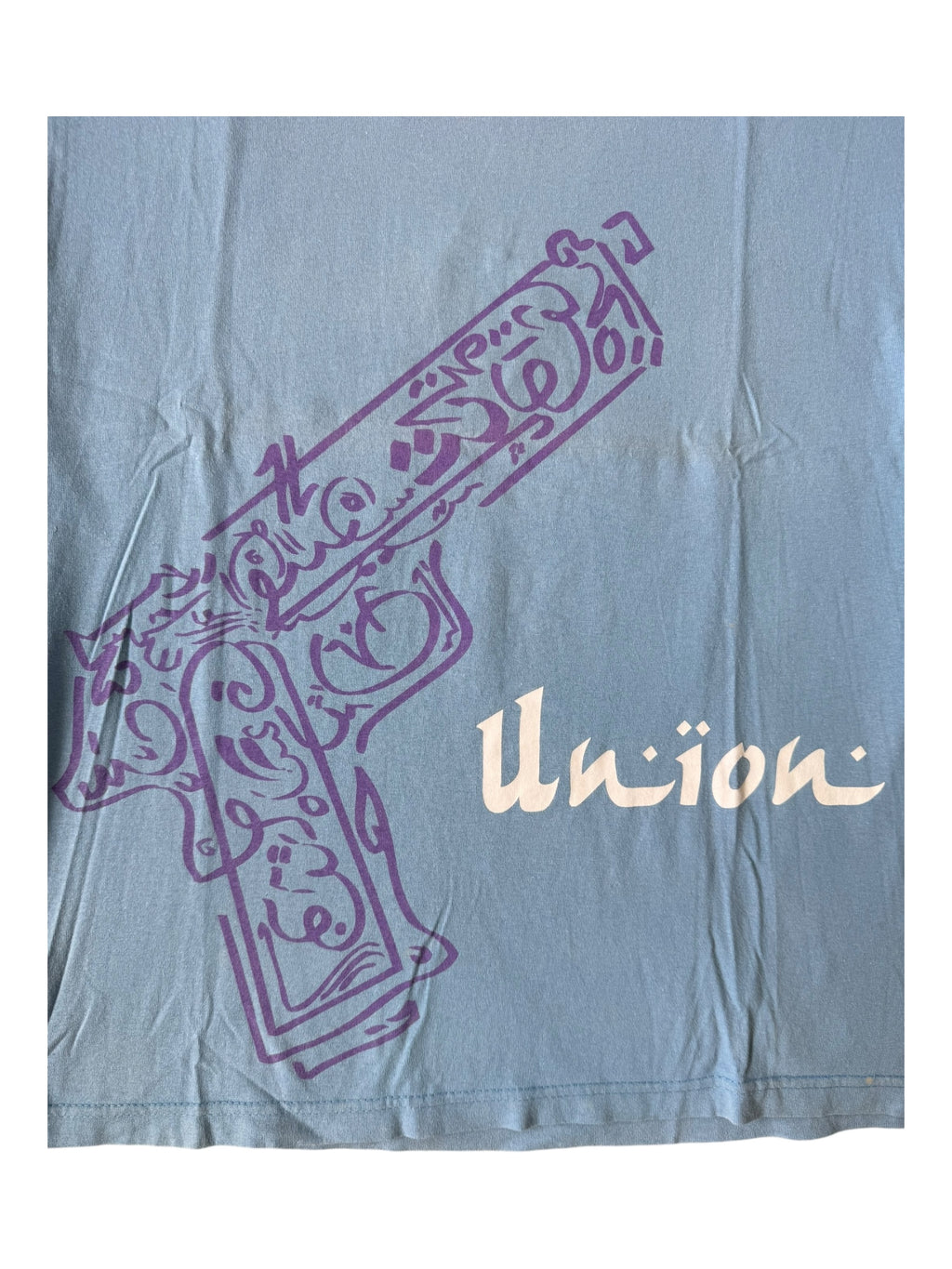 Union 00s Piece Be Unto You Blue T-Shirt Size Large