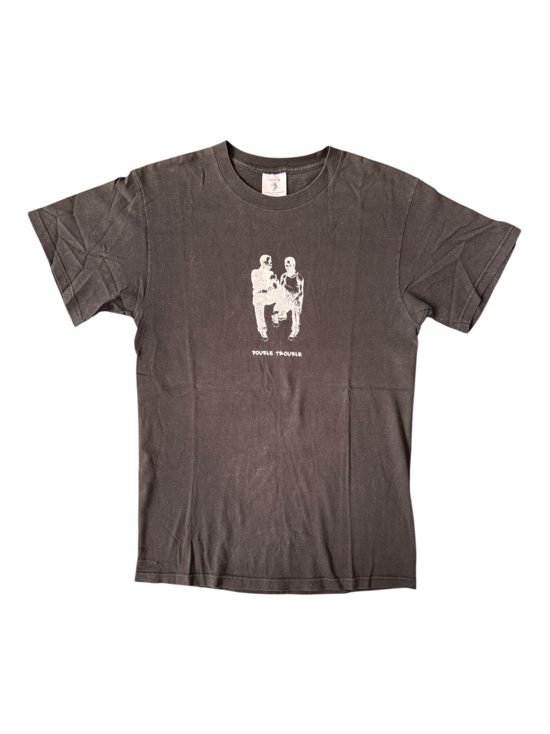 Supreme 90s Union Double Trouble Black T-Shirt Size Medium