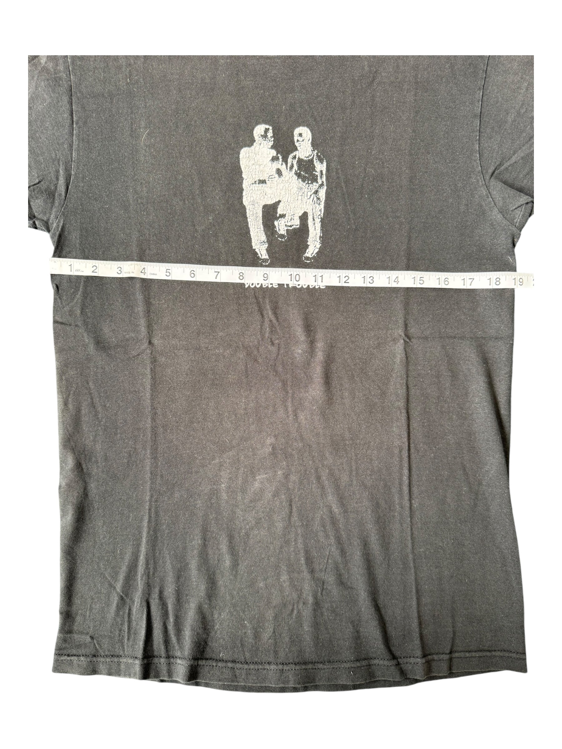 Supreme 90s Union Double Trouble Black T-Shirt Size Medium