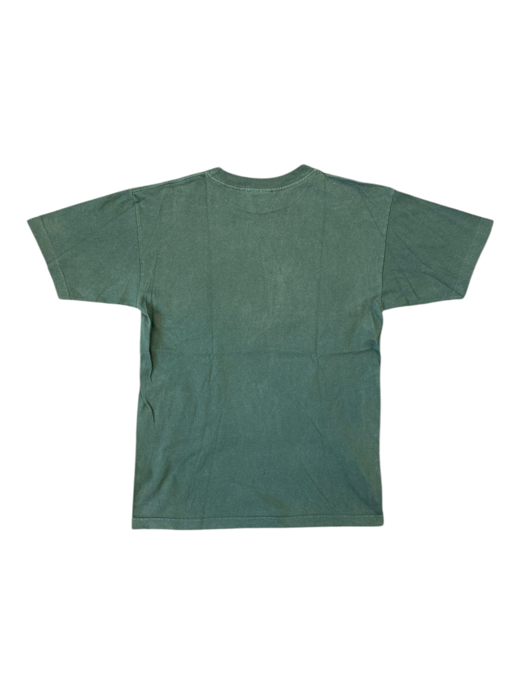 Shorty's 00s Camo Logo Green T-Shirt Size Medium