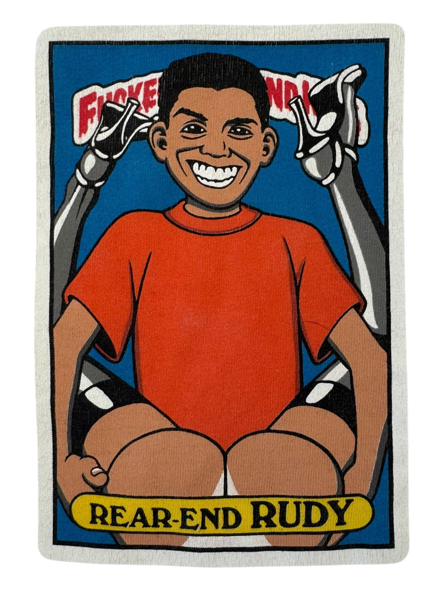 Blind 00s Fucked Up Blind Kids Rear End Rudy White Size Large