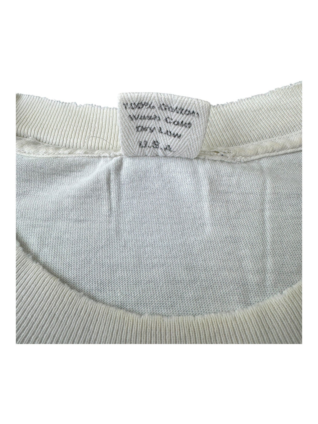 Union 90s Iron Man Starks White T-Shirt Size Large