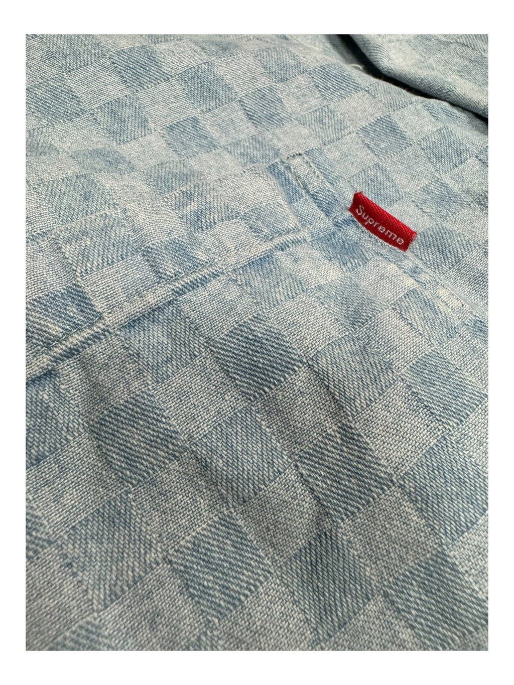 Supreme Checkered Longsleeve Button Up Shirt Size Large