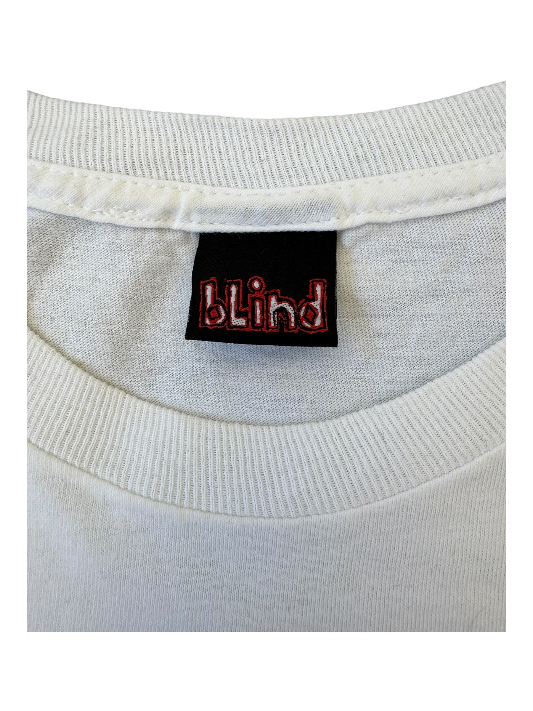 Blind 00s Fucked Up Blind Kids Rear End Rudy White Size Large