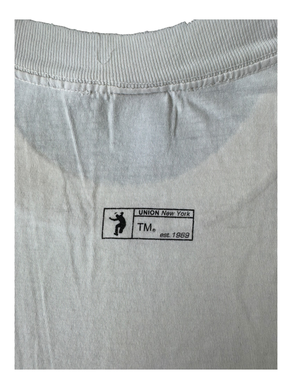 Union 90s Iron Man Starks White T-Shirt Size Large