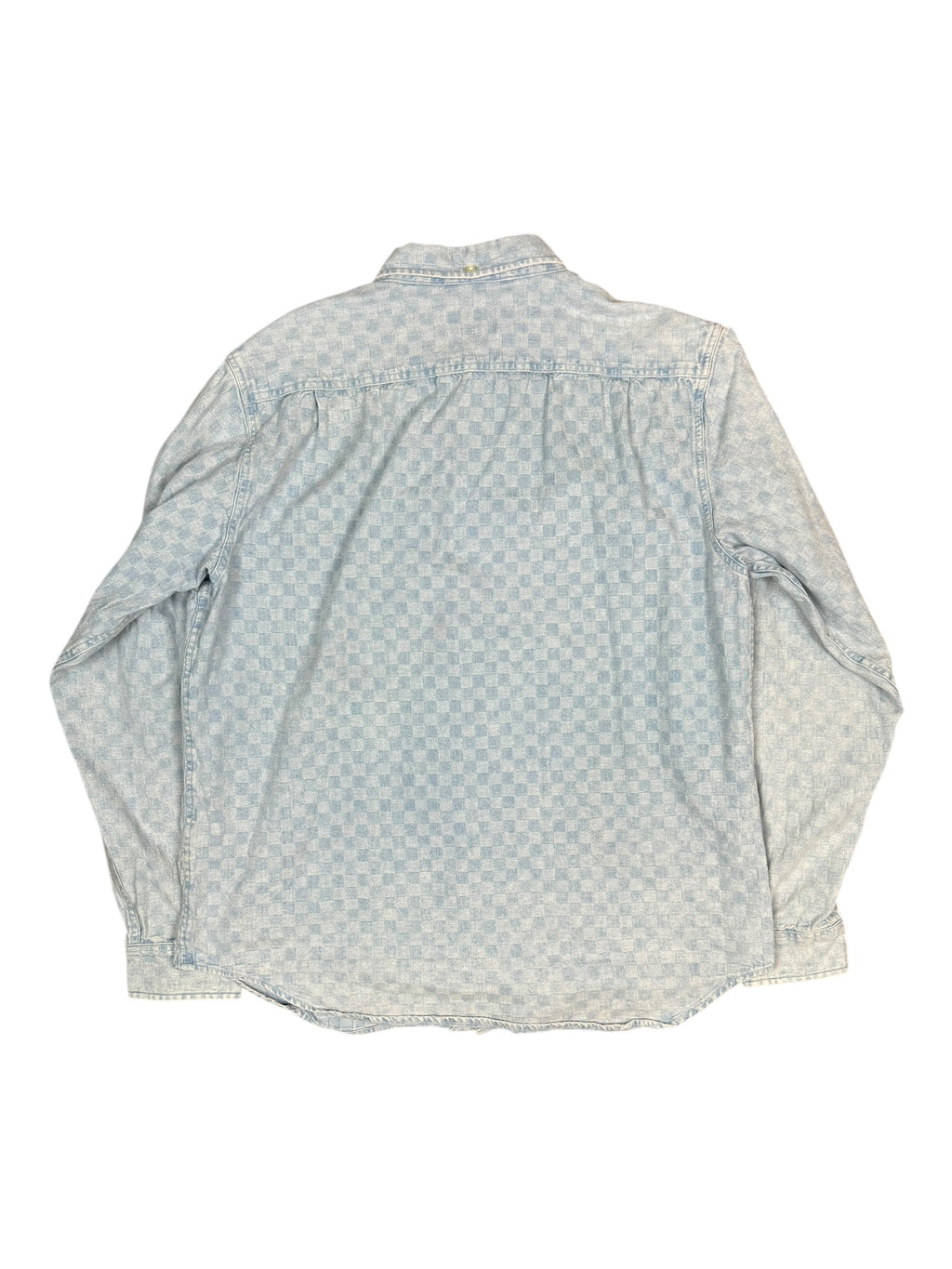 Supreme Checkered Longsleeve Button Up Shirt Size Large