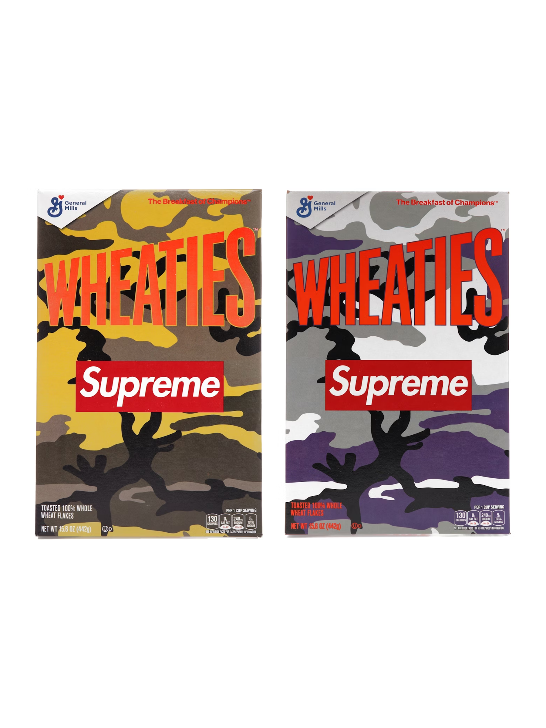 SUPREME WHEATIES CEREAL SET OF 2 PACK