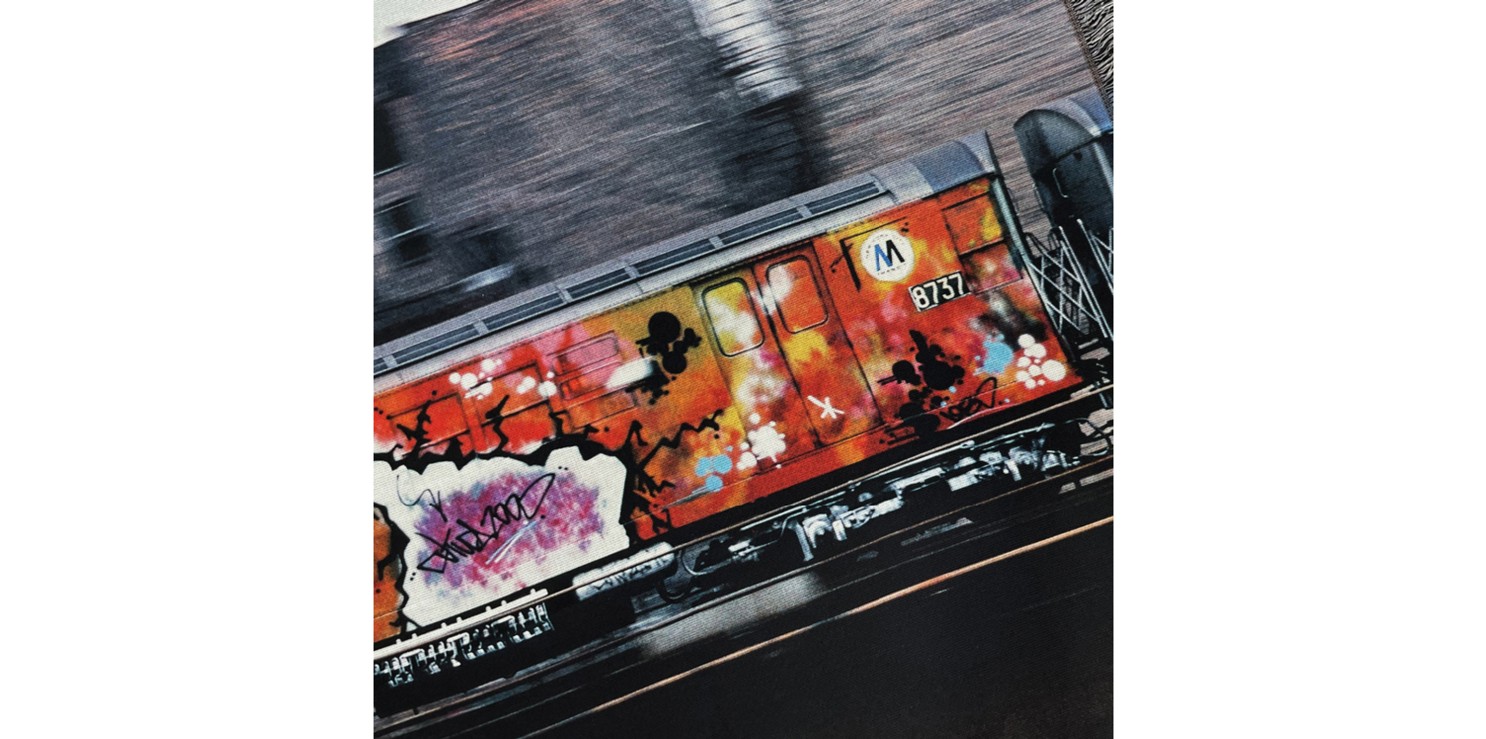 Futura x Martha Cooper Crash Blanket